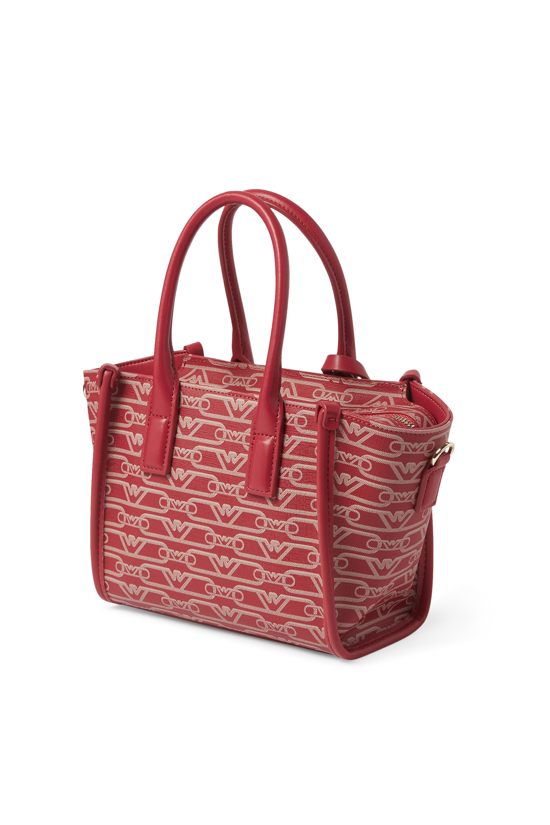 Small All-Over Monogram Print Shopper Bag