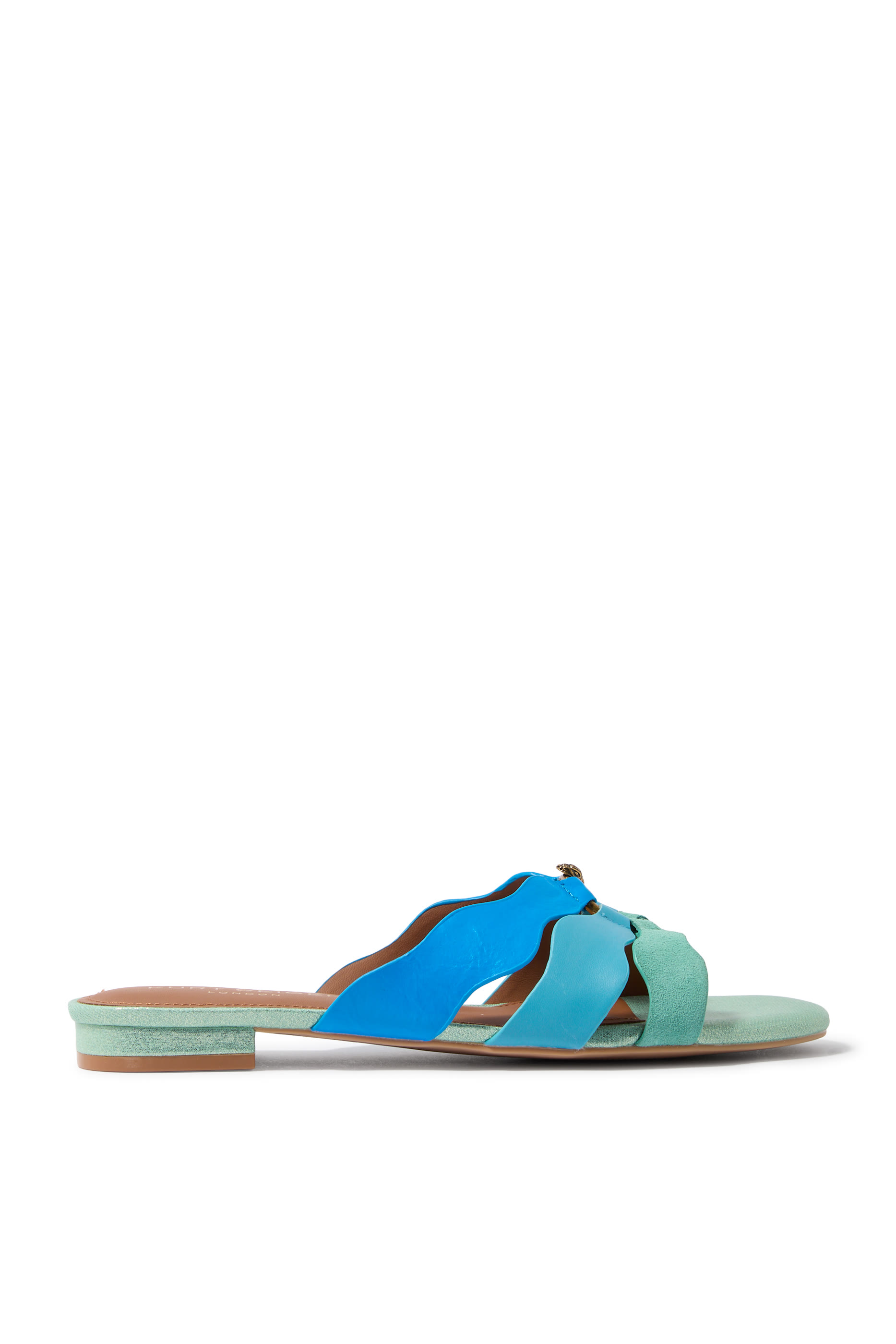 Sun Wave Flat Sandals