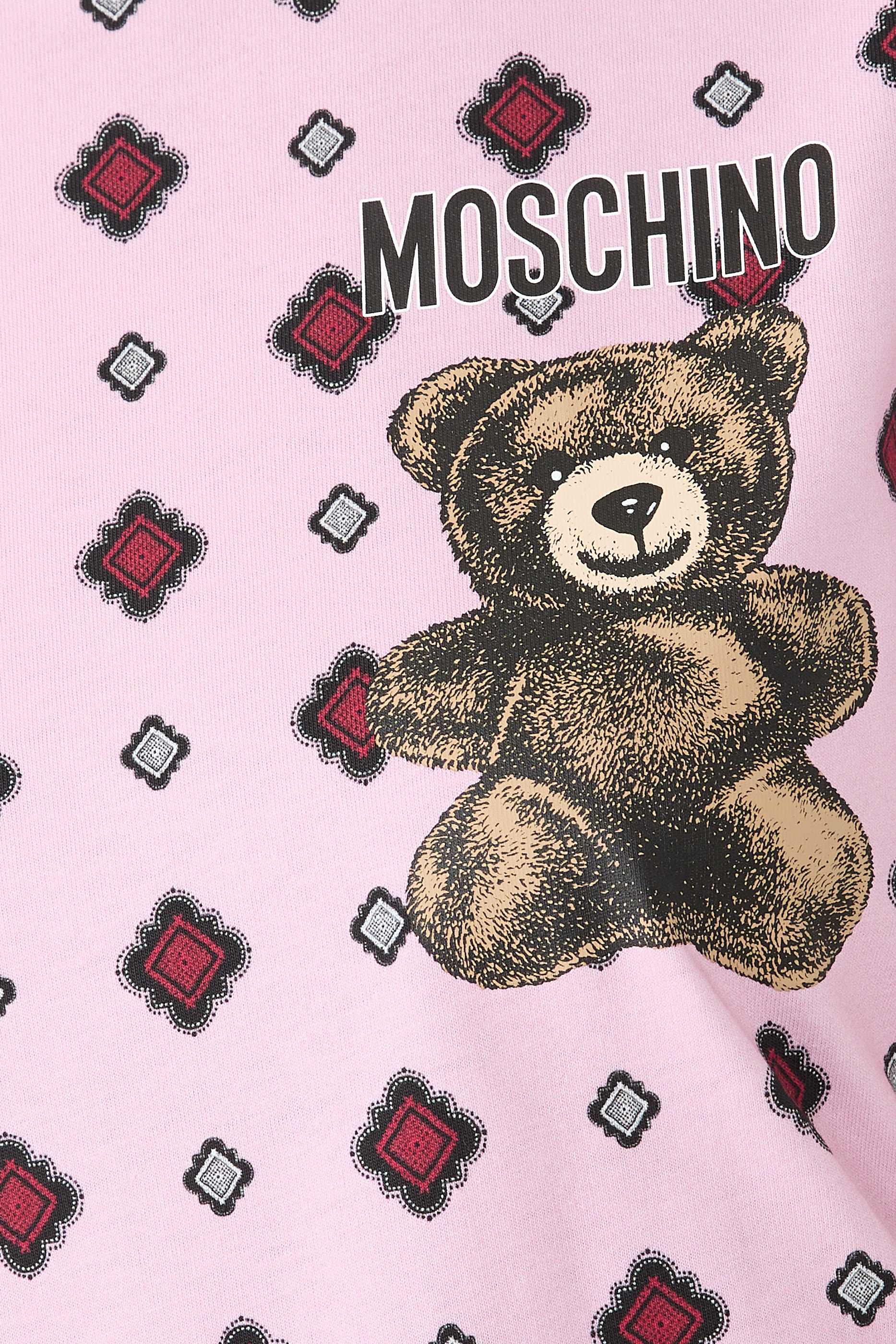 Logo Teddy Printed T-Shirt