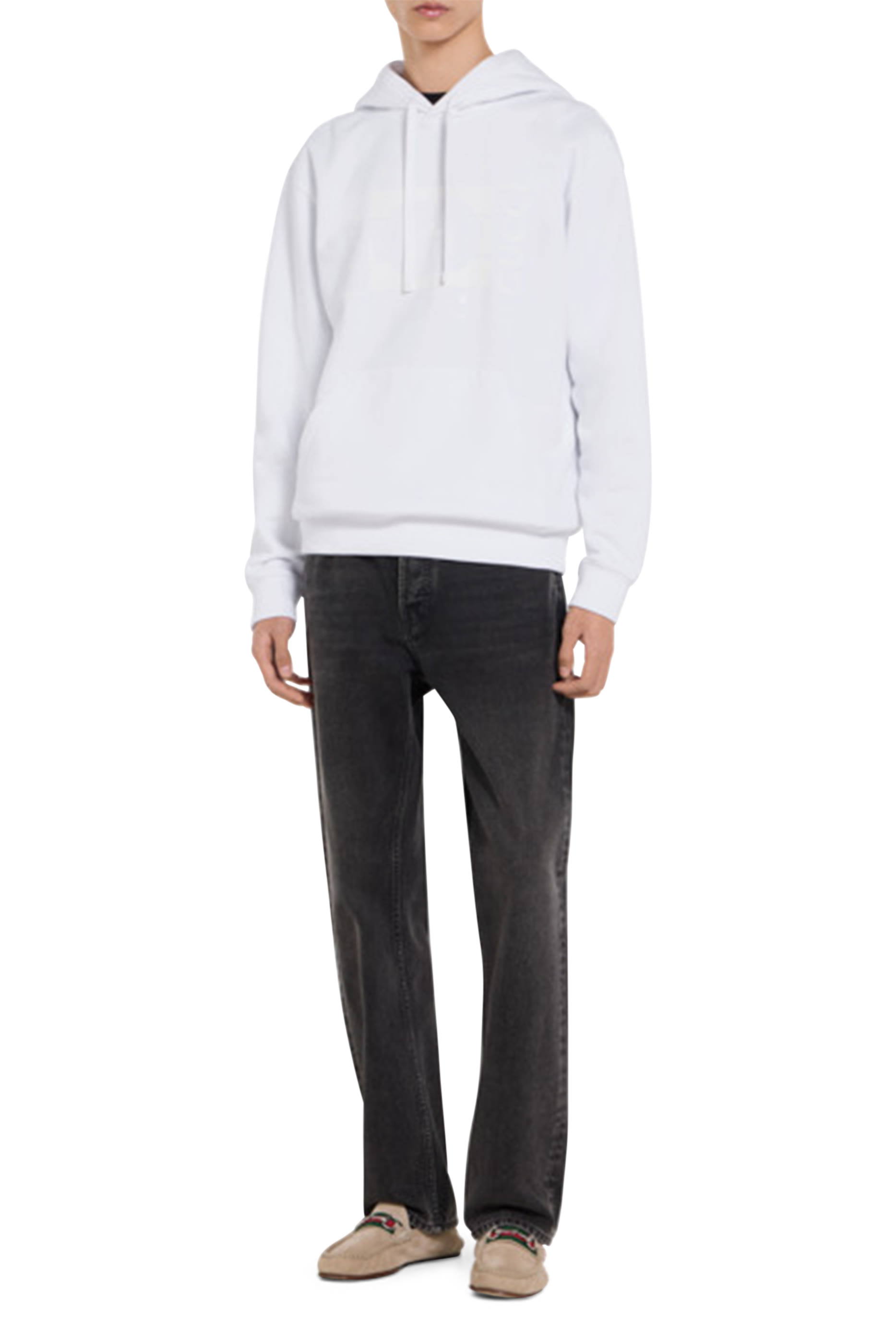 Cotton Jersey Sweatshirt with Print