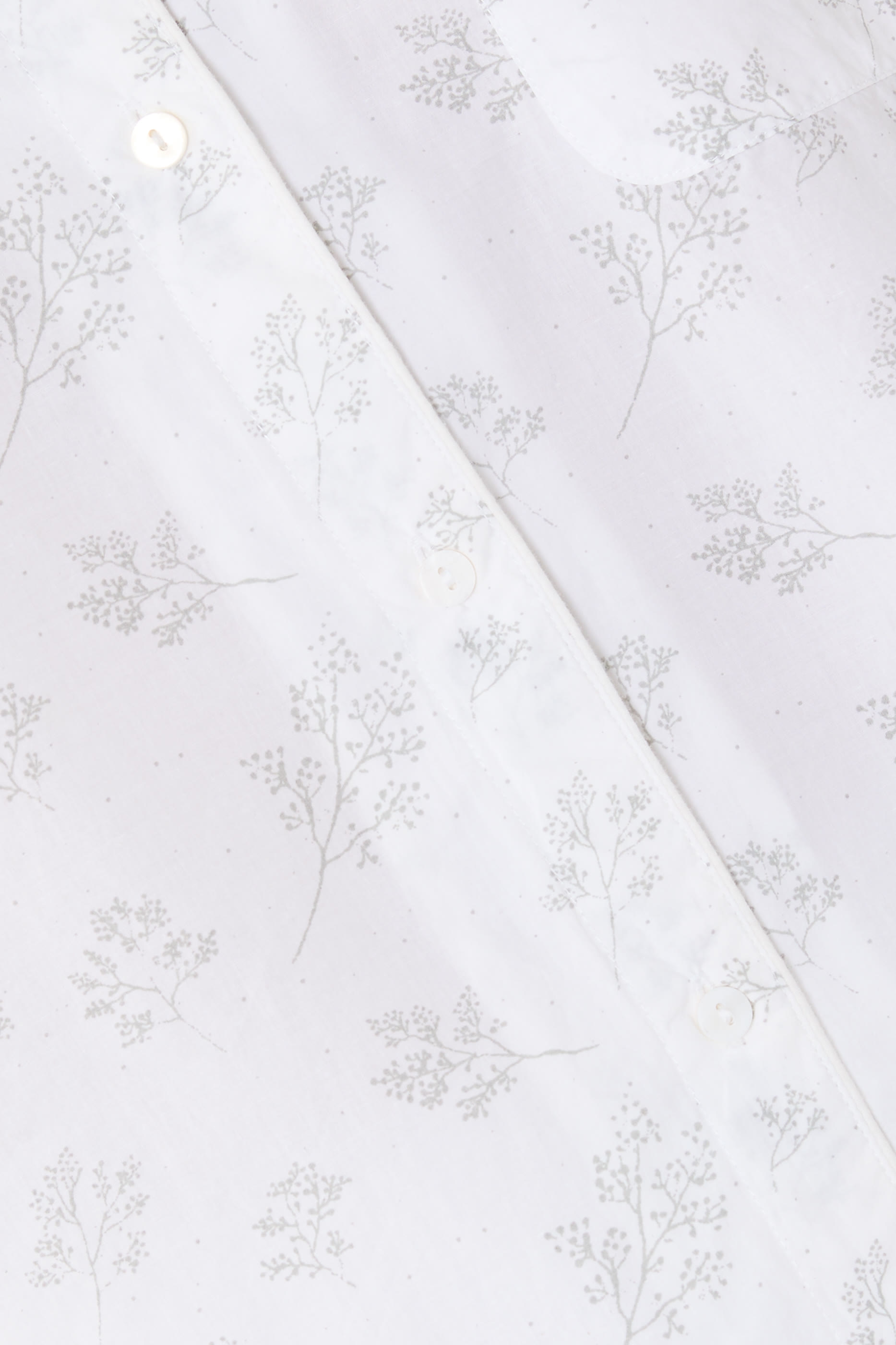 Organic Cotton Branch Print Pajama Set 