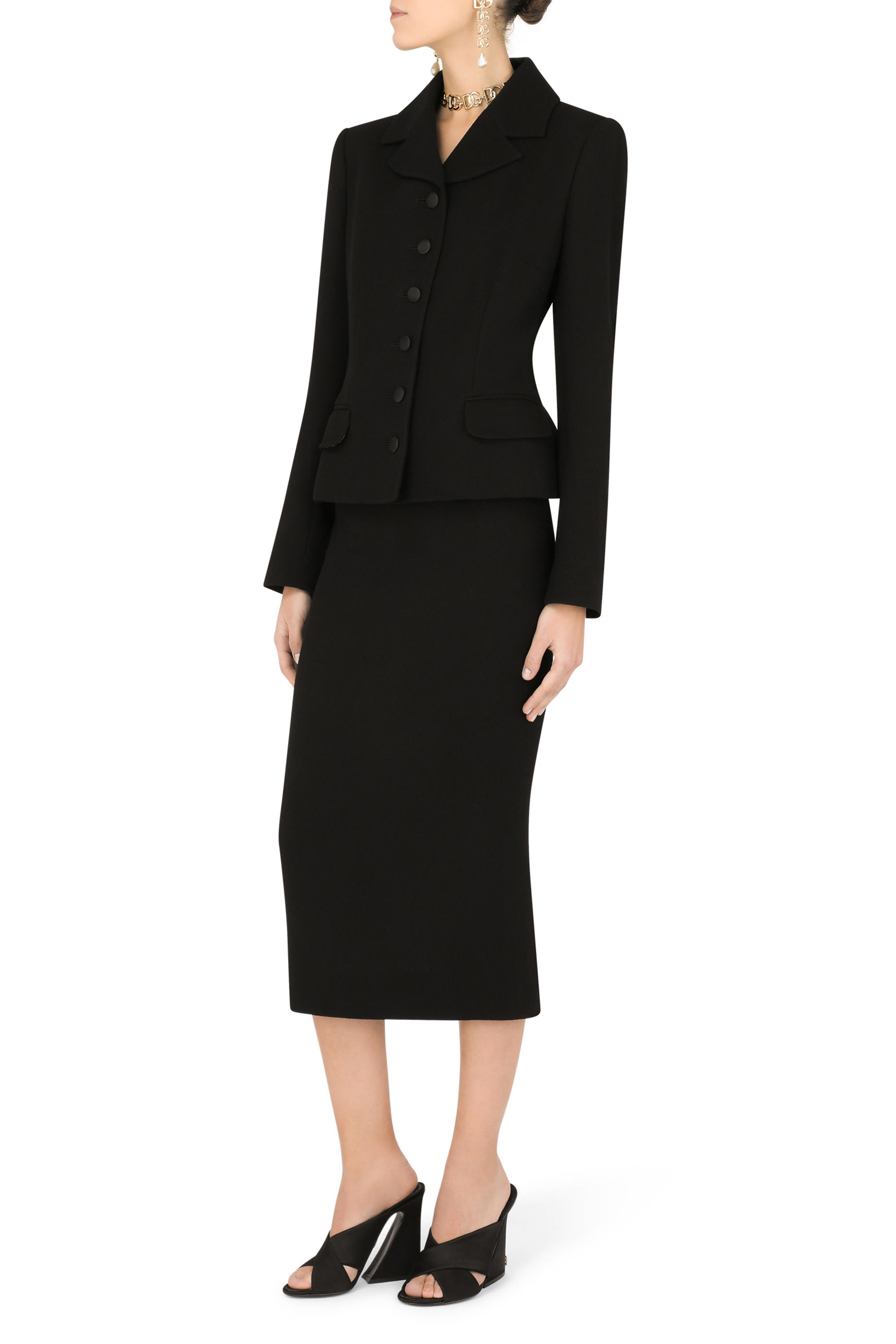 Single-Breasted Virgin Wool Jacket