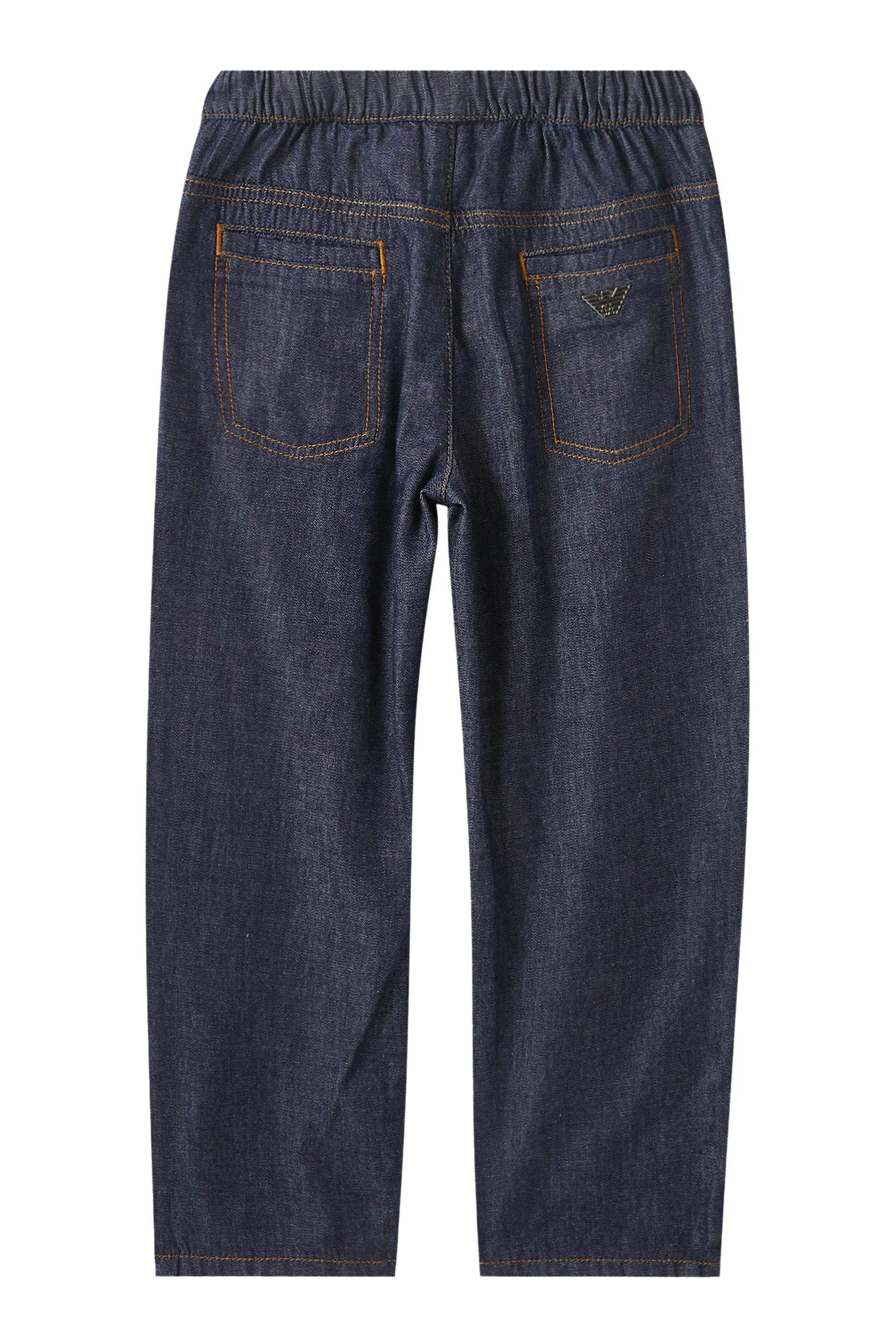 Kids Denim Elasticated Waist Pants