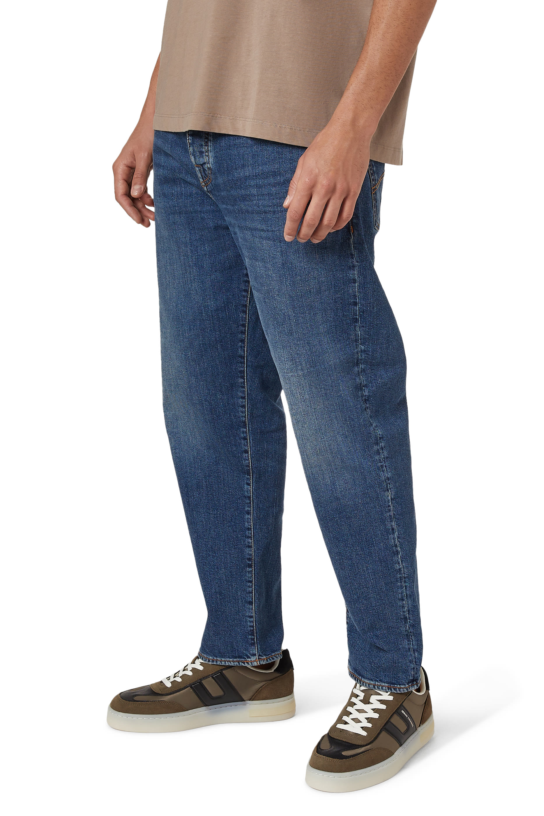 Logo Technical Fabric Sneakers