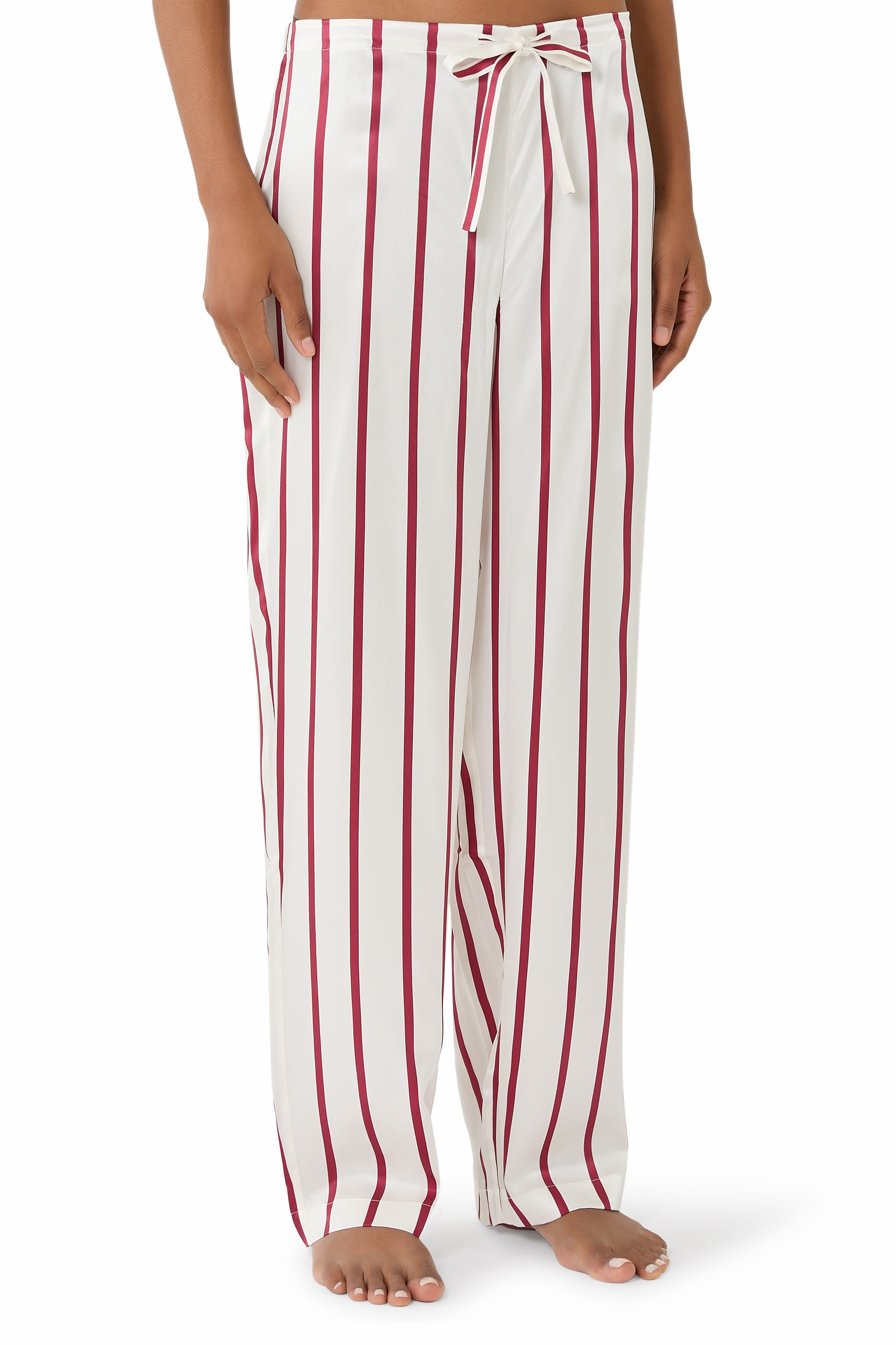  Silk Classic Stripe Pajama Set 