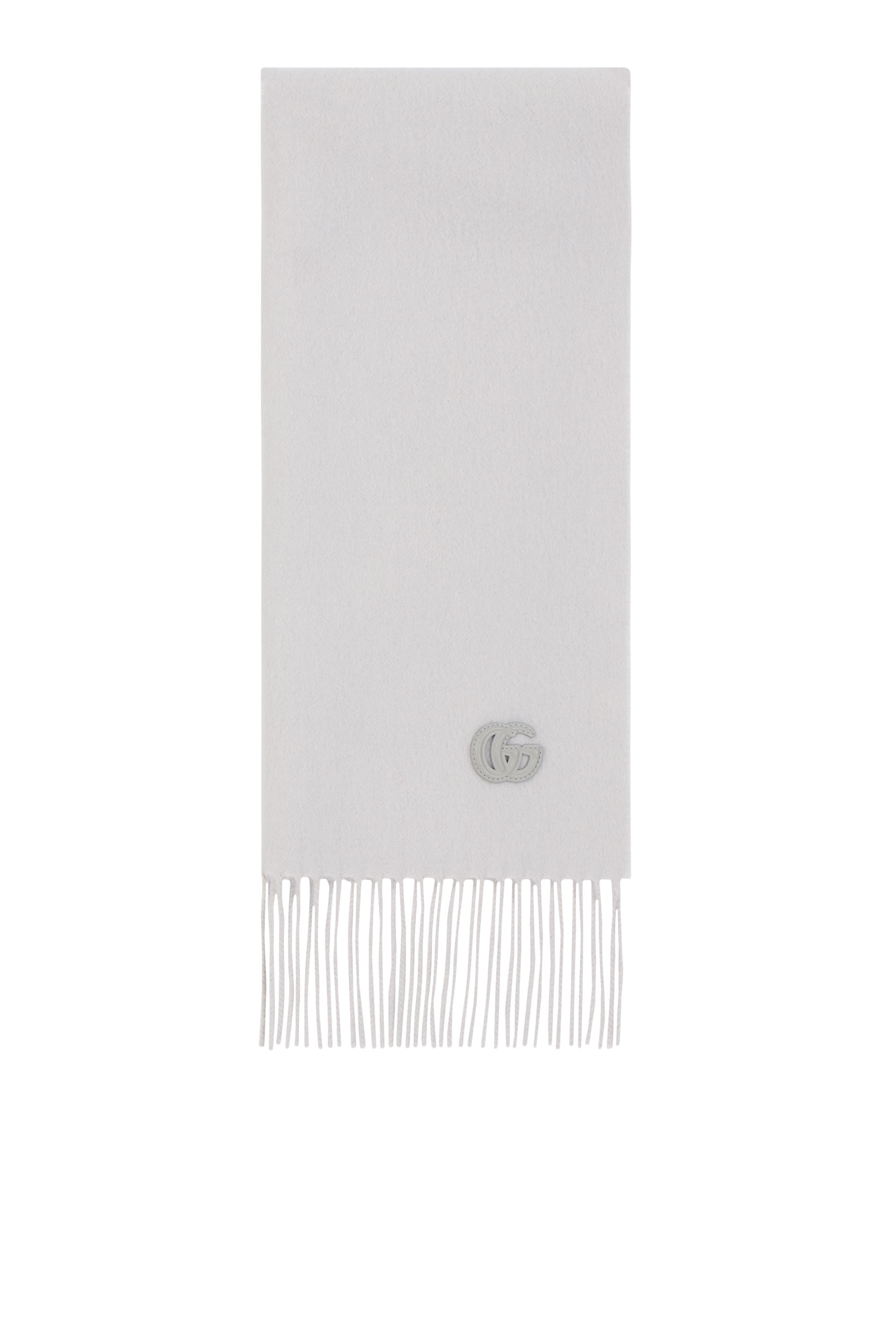 Logo Patch Cashmere Scarf