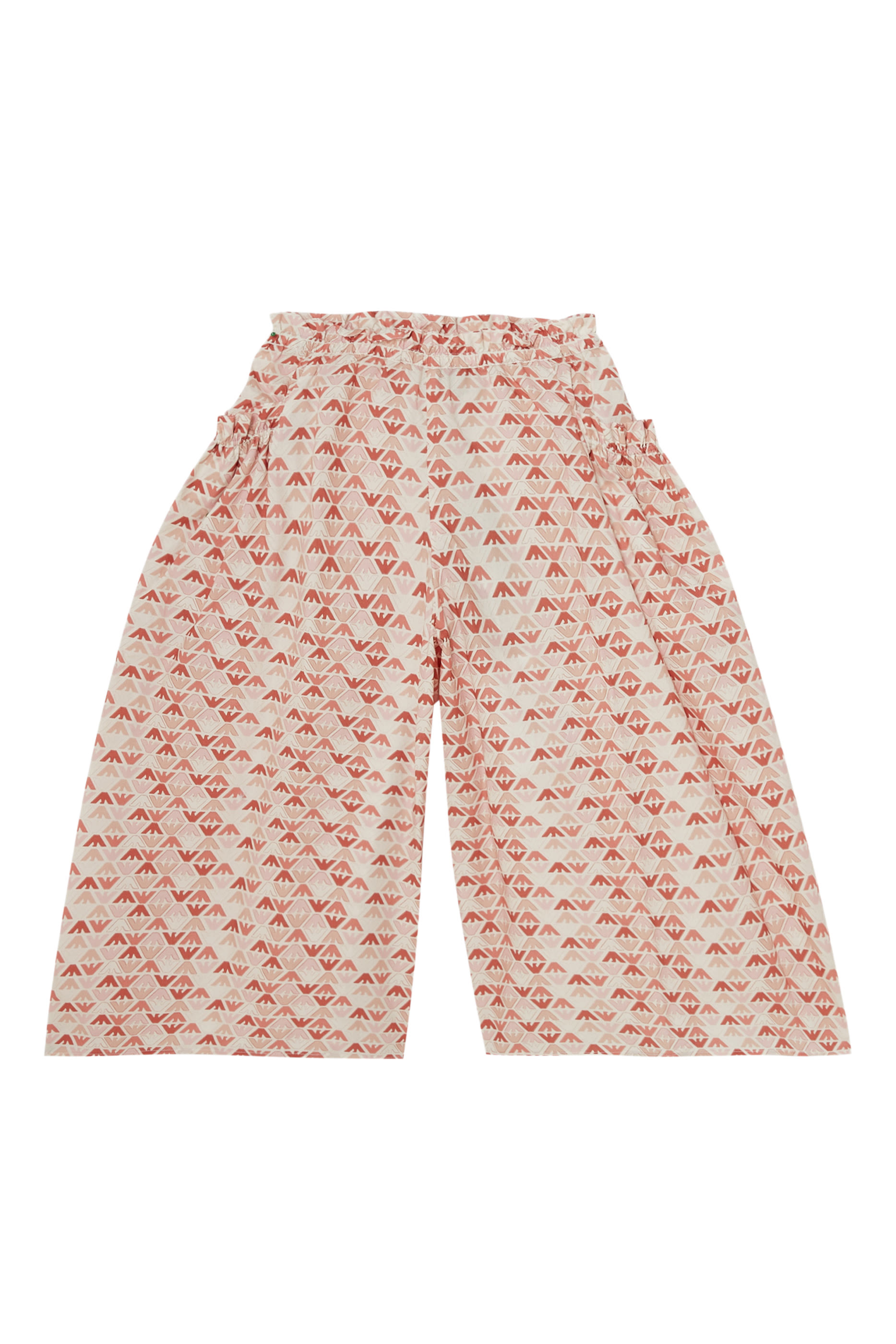 Kids All-Over Print Poplin Trousers