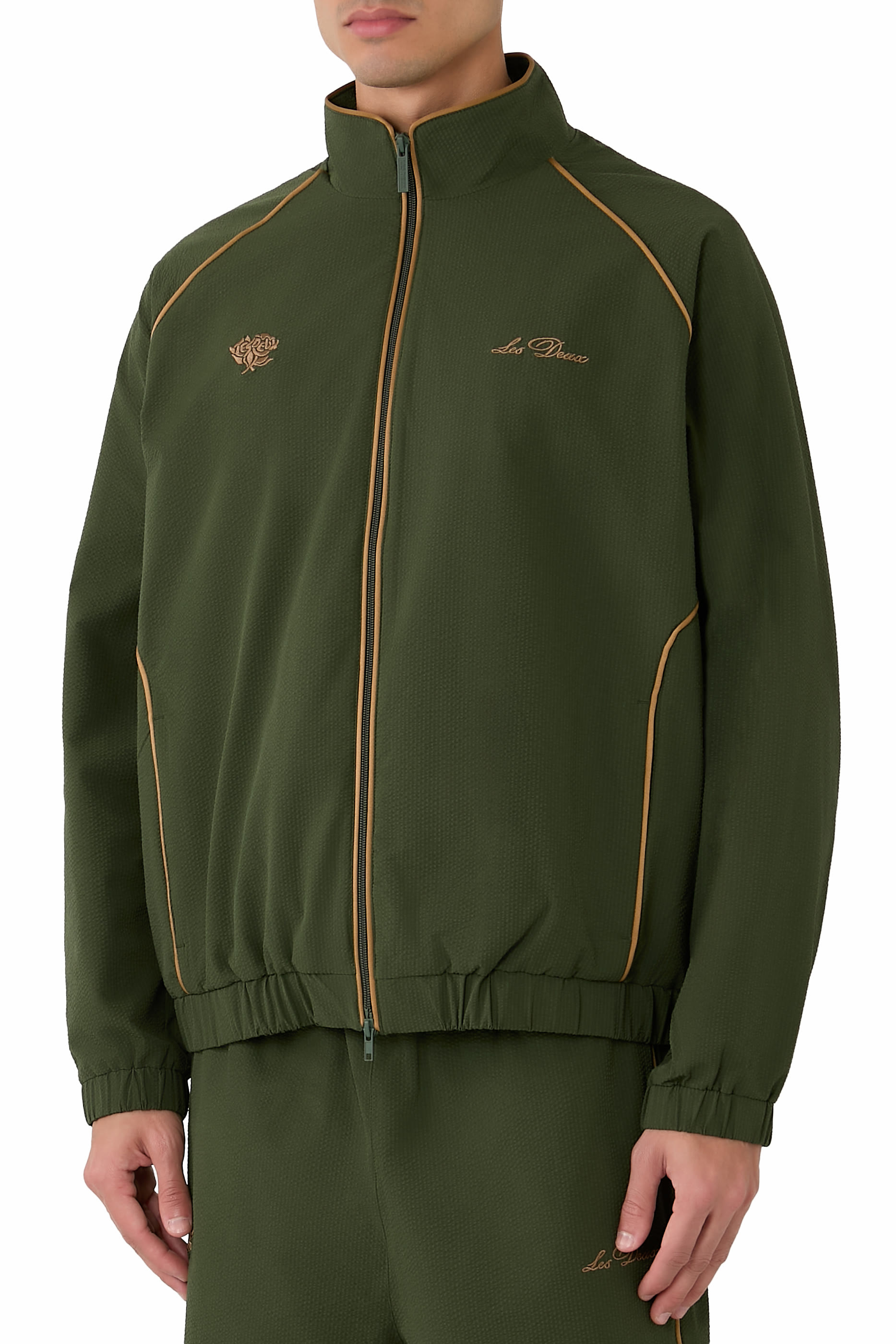 Jack Seersucker Track Jacket