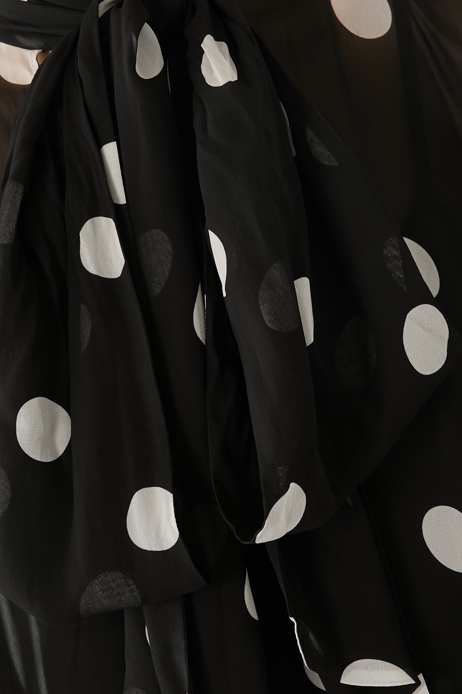 Crush Tie Neck Billow Dress