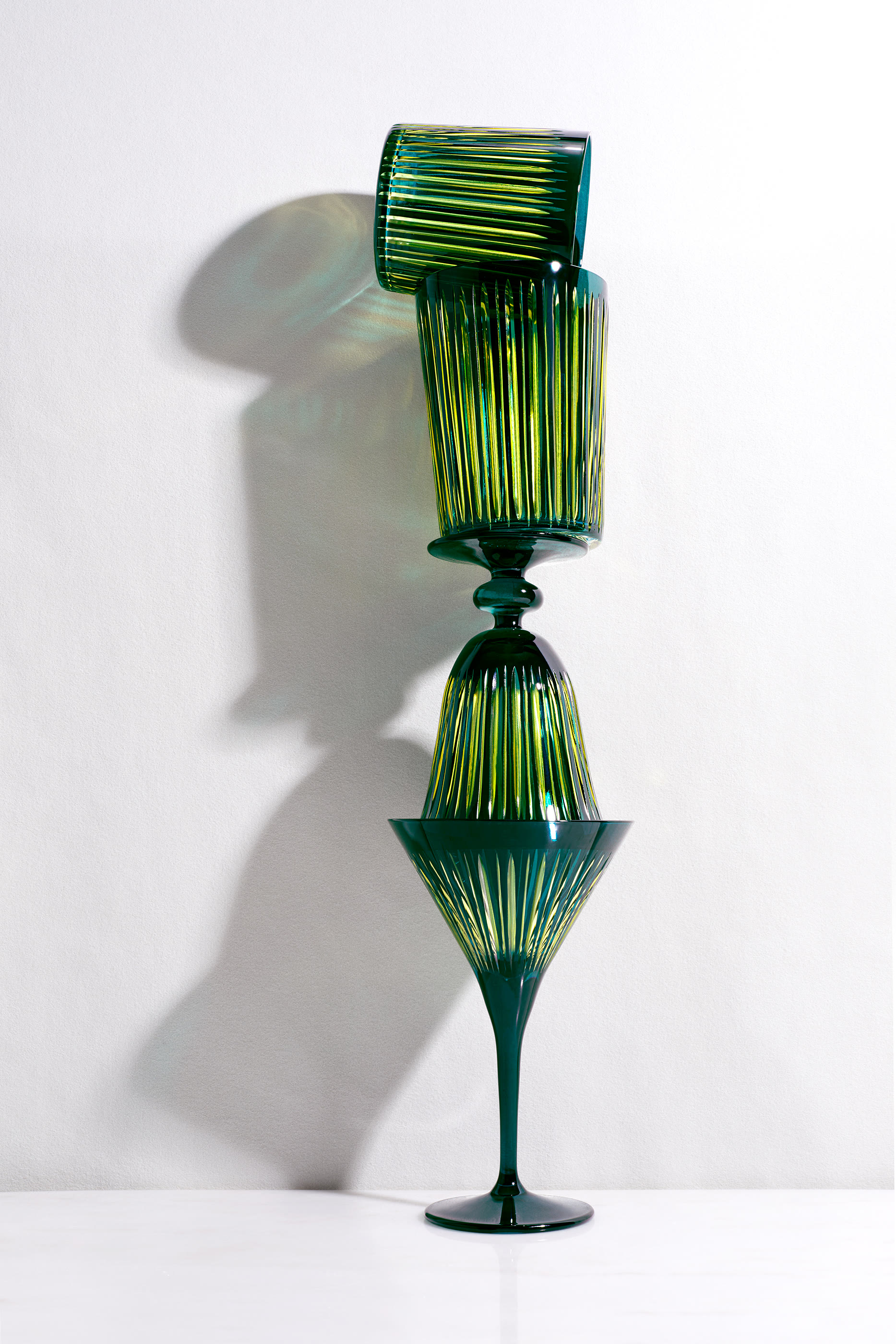 Prism Highball Glass, Set of 4