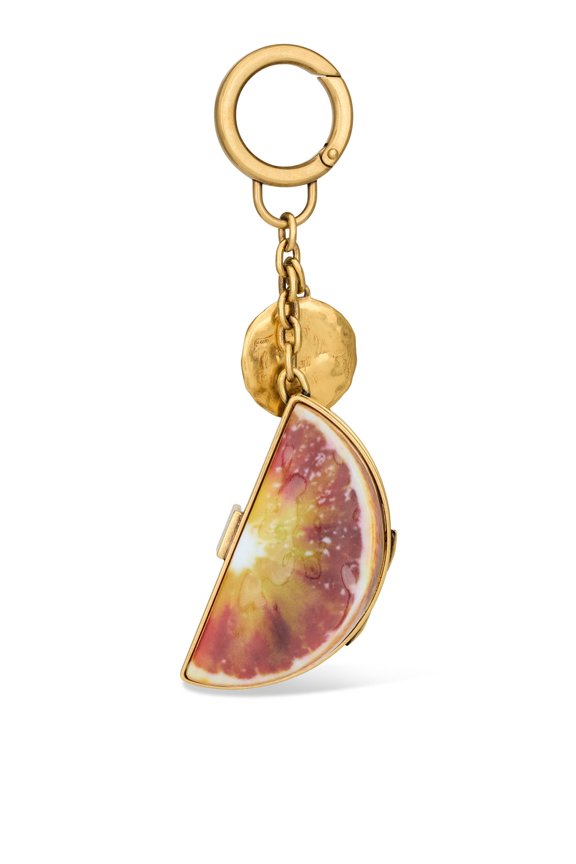 Orange Resin Keyring