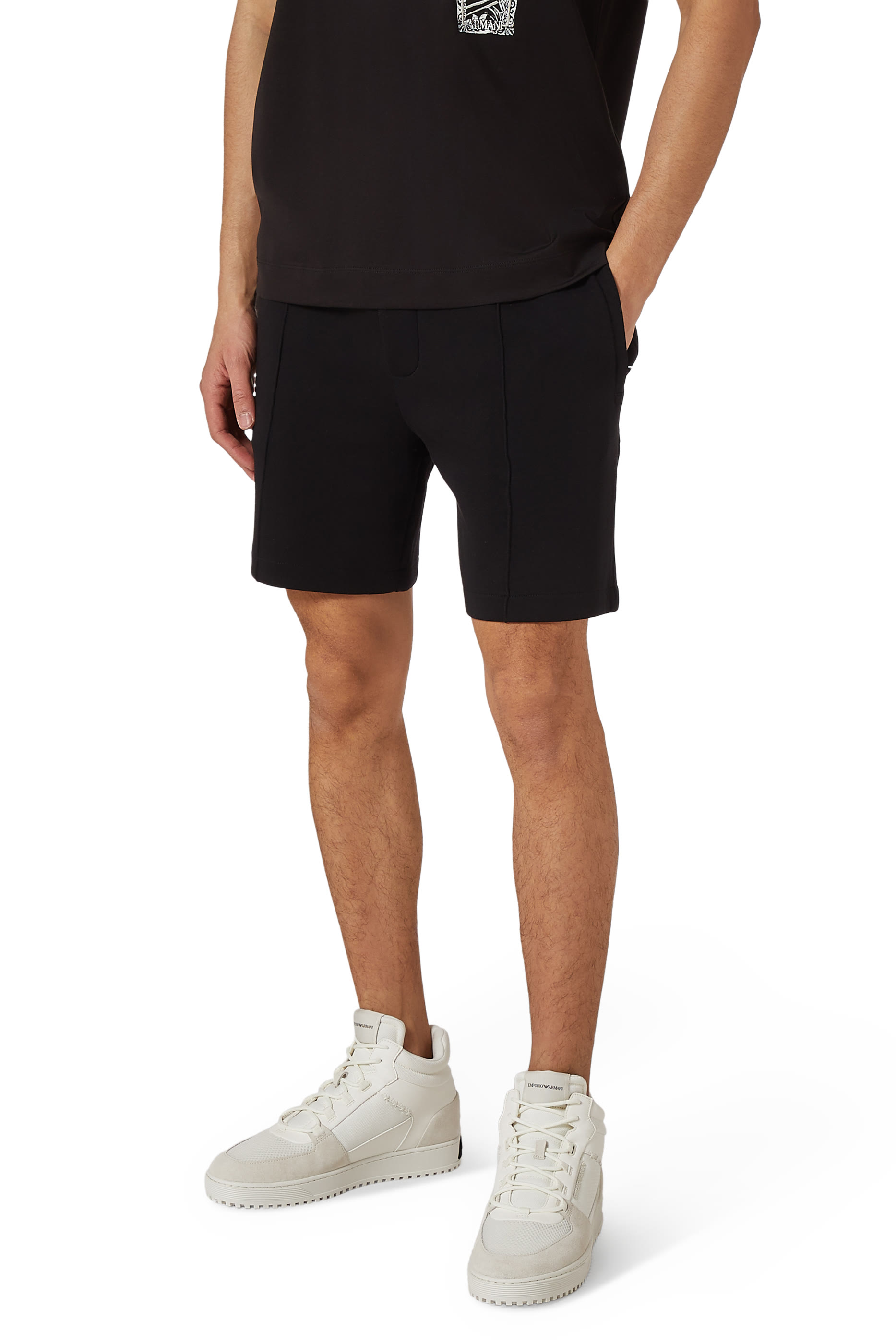 Eagle Logo High-Top Sneakers