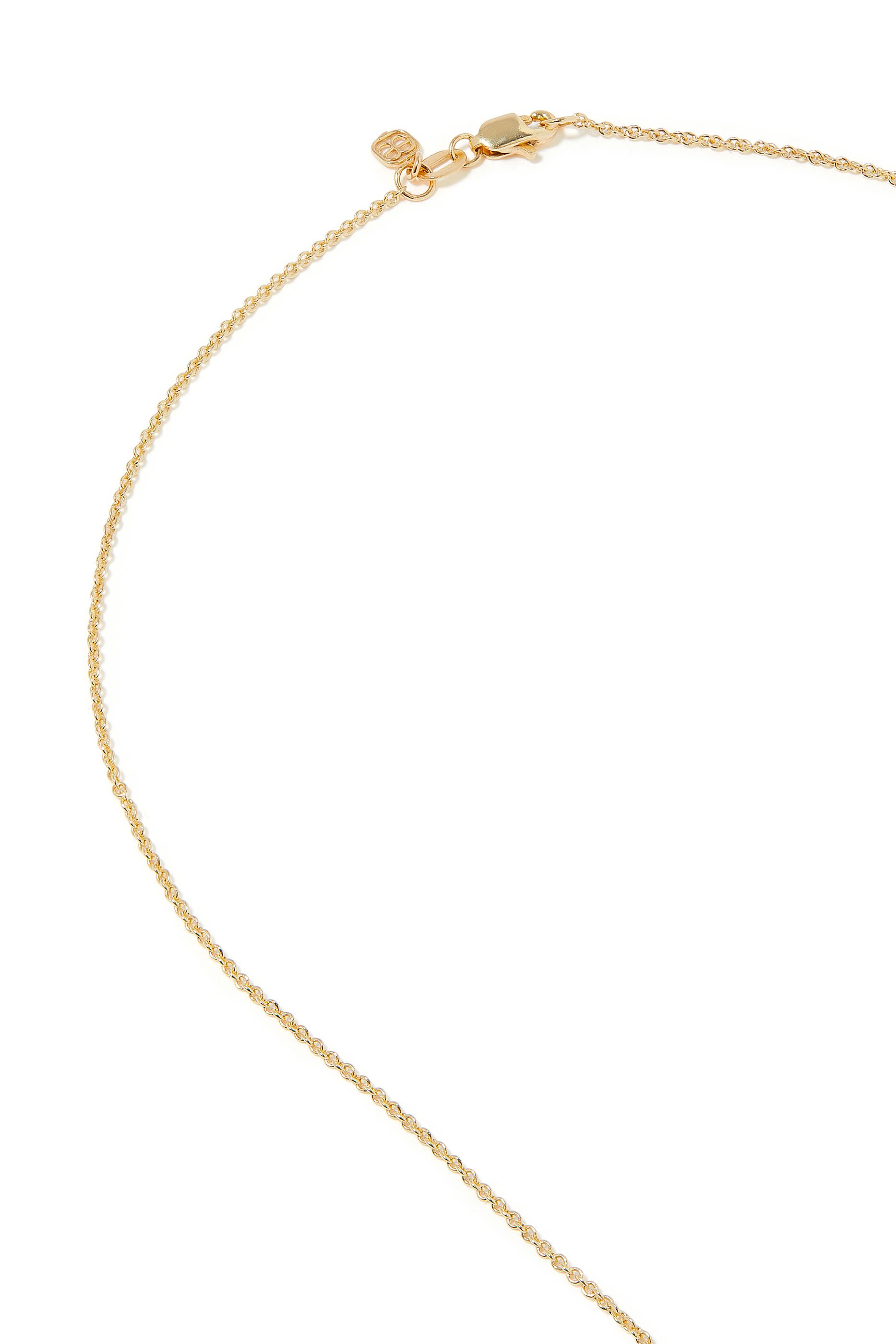 14K YG Diamond Evil Eye Coin Pendant