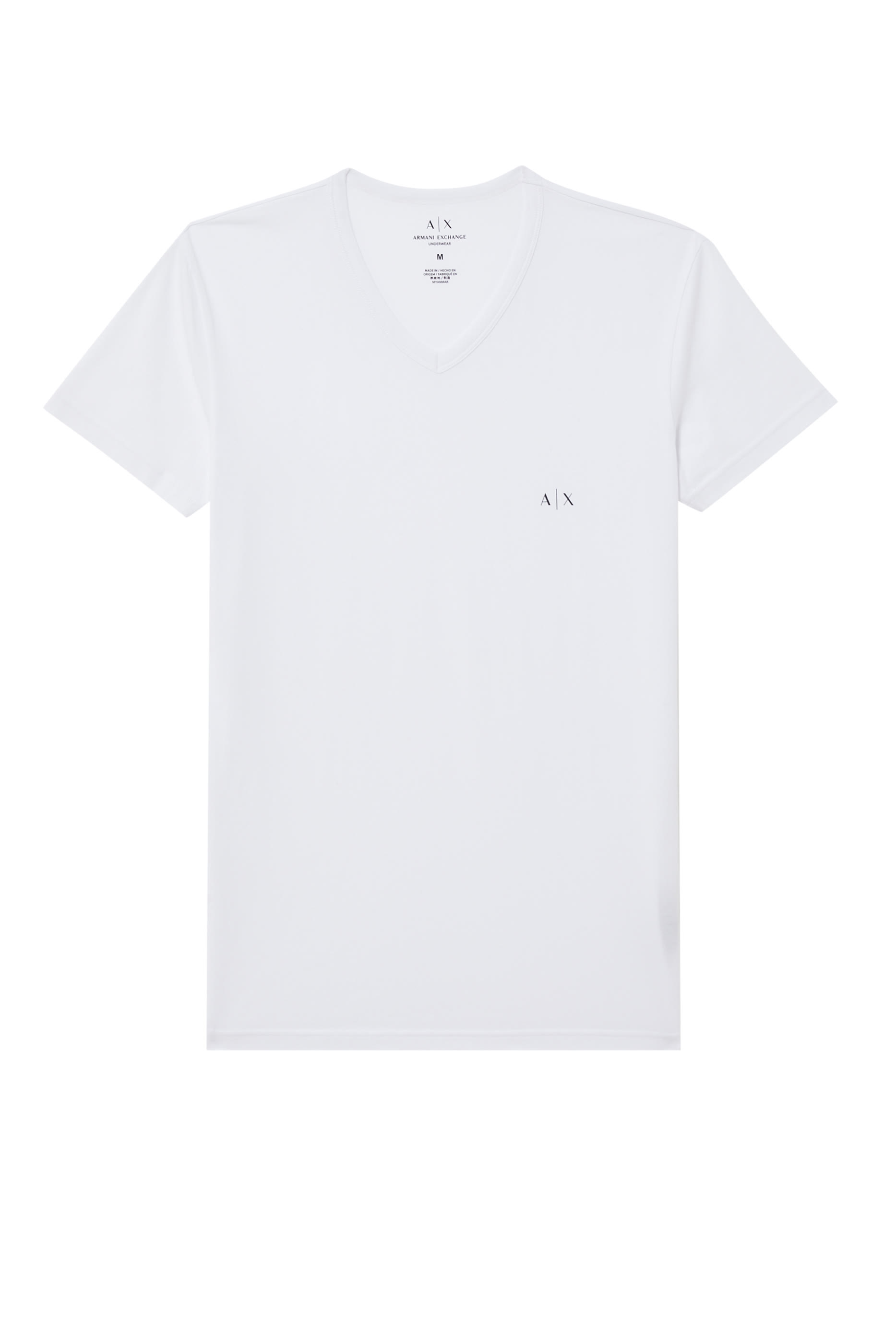 Logo Print V-Neck T-Shirt, Pack of 2