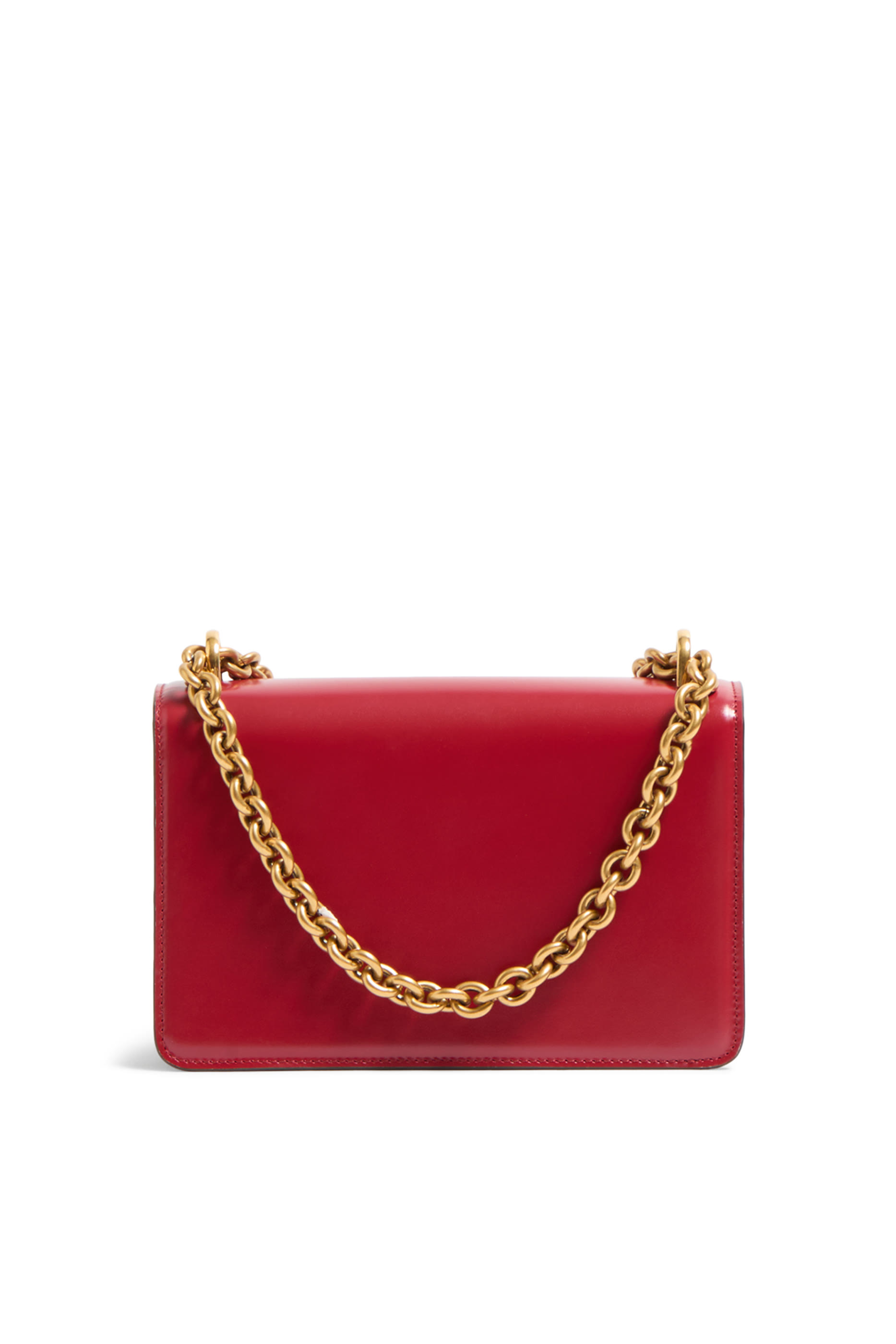 Vain Small Shoulder Bag in Shiny Calfskin Leather