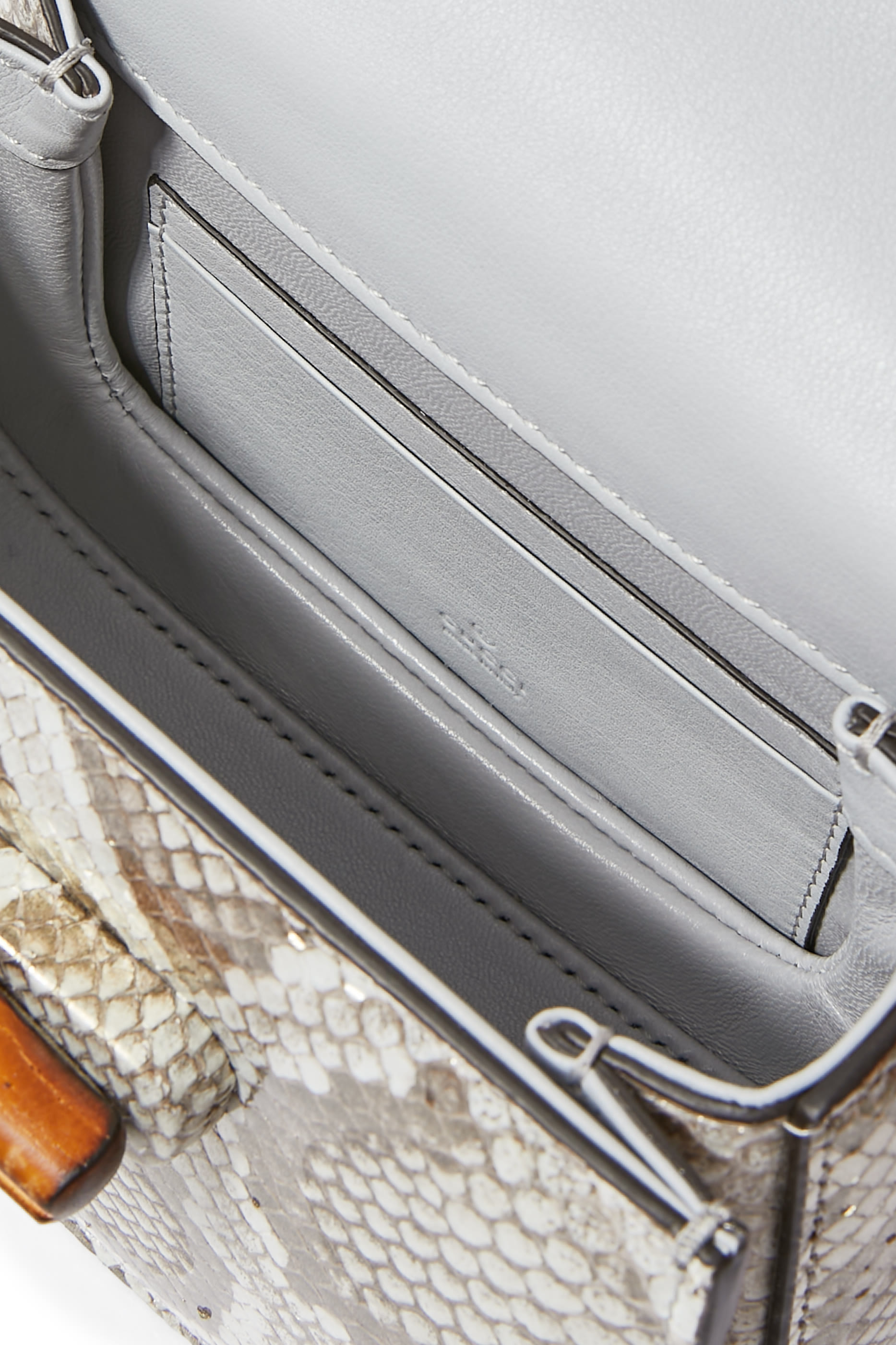 Bamboo 1947 Small Python Top-Handle Bag