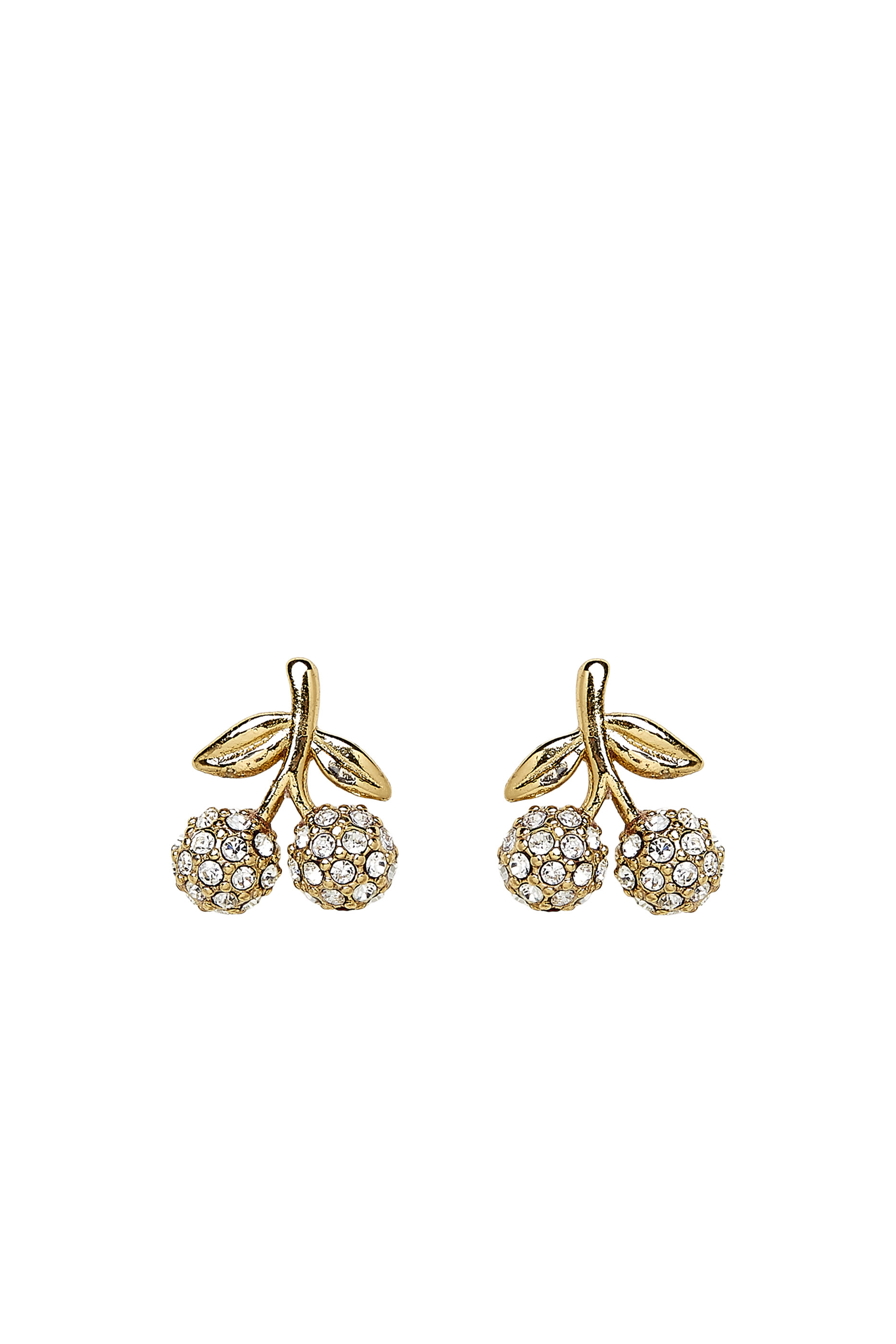  Pav&eacute; Cherry Studs 