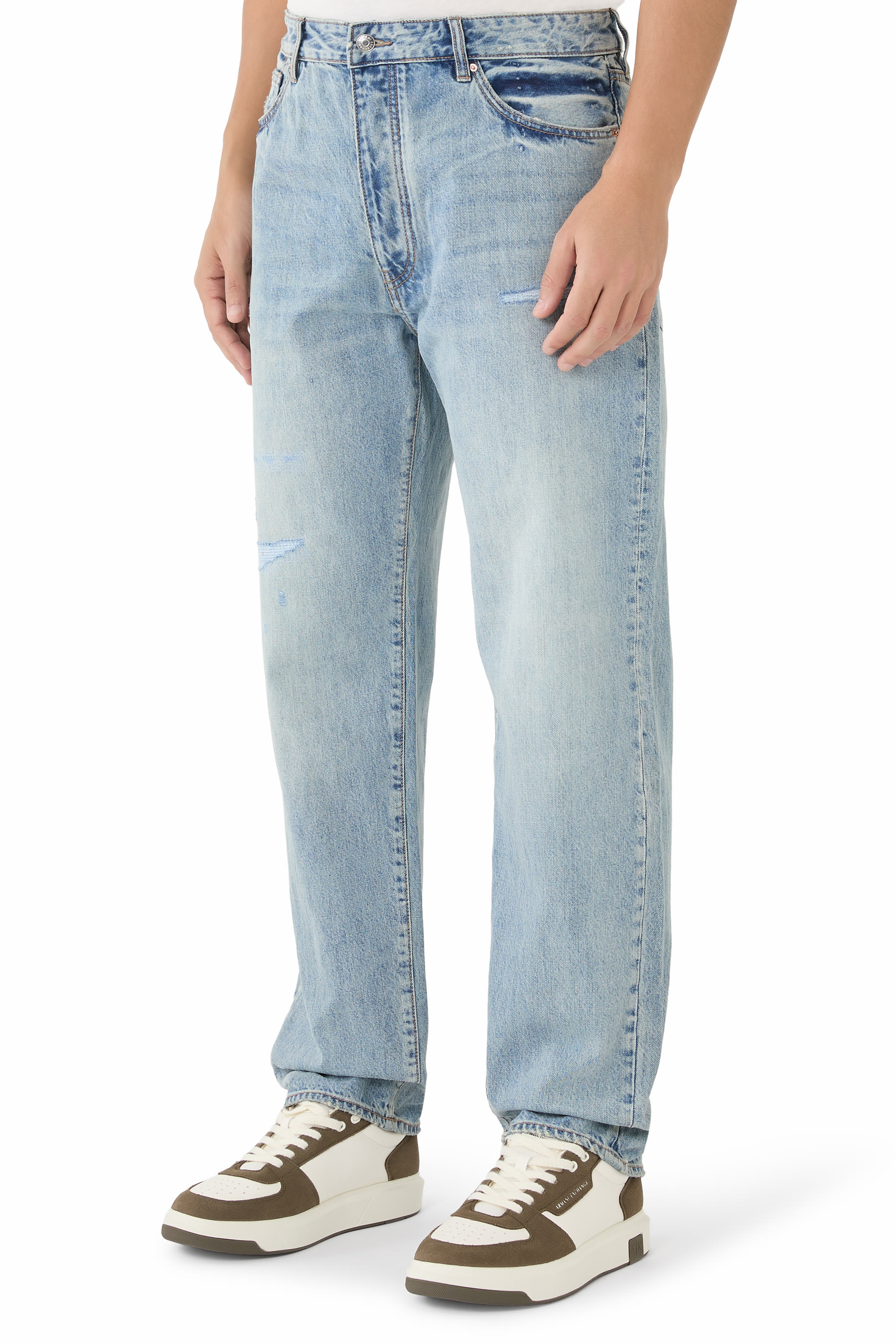 One Block Up Relaxed Denim Pants