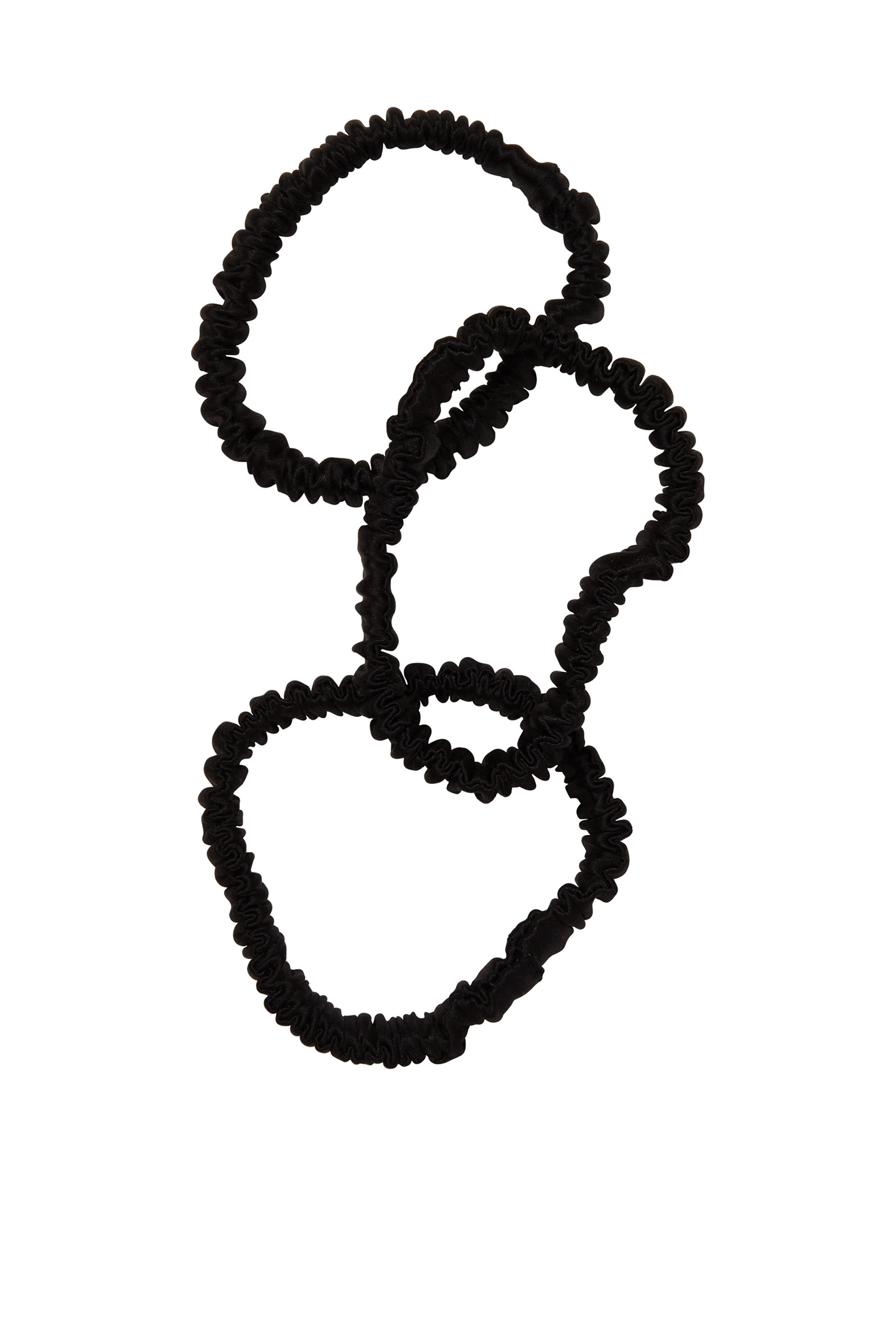 Silk Skinny Sleep Scrunchies, Set of 3