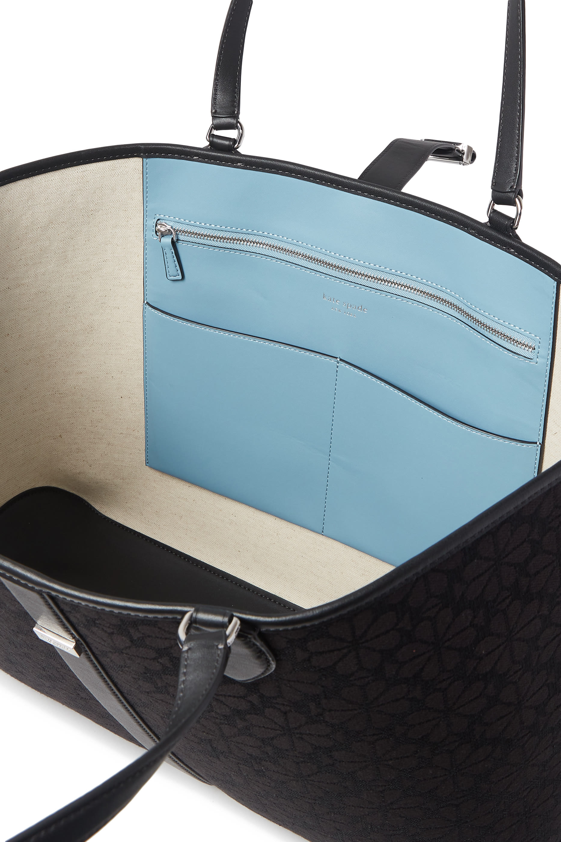 Spade Flower Jacquard Large Open Tote