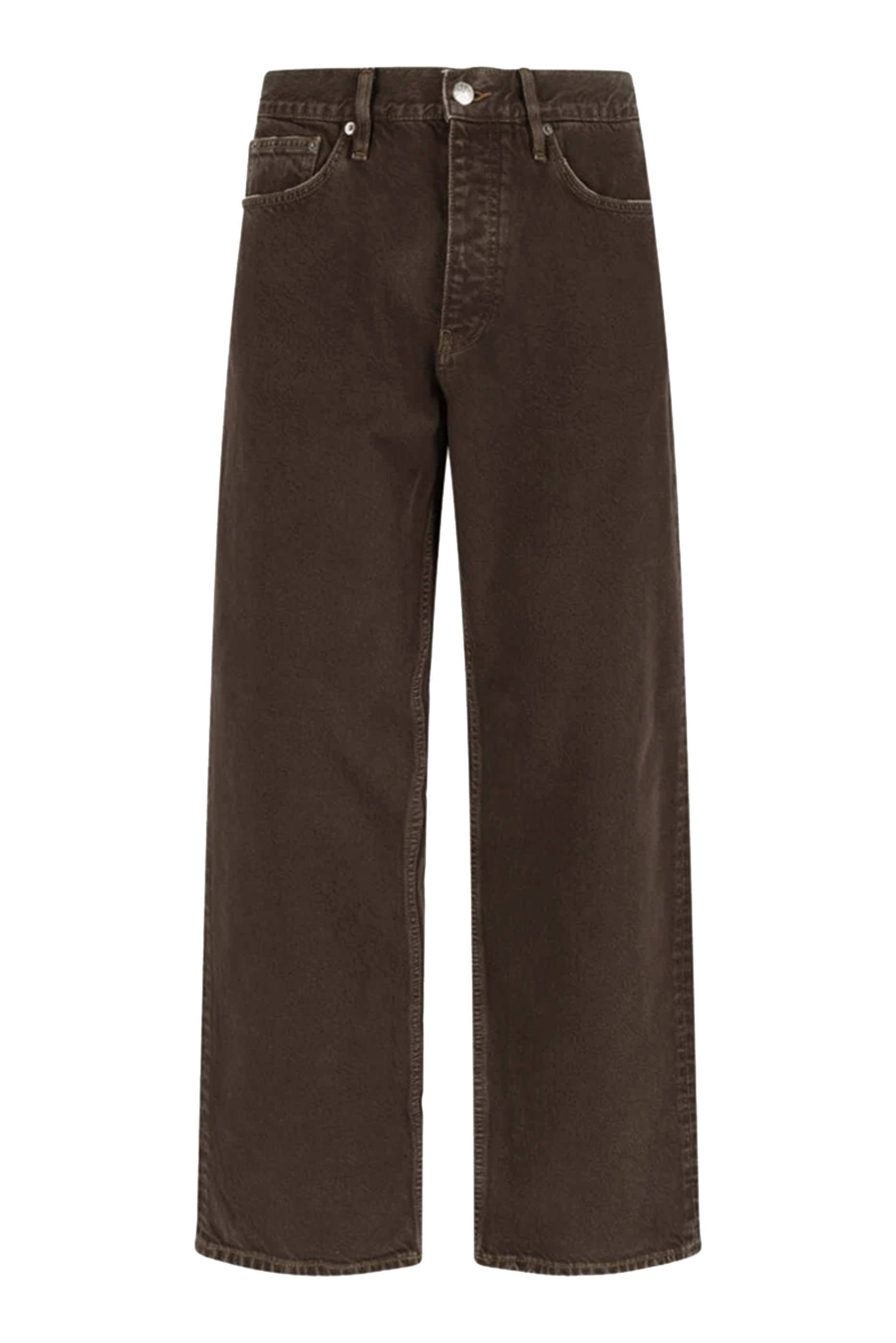 5-Pocket Distress-Detail Jeans