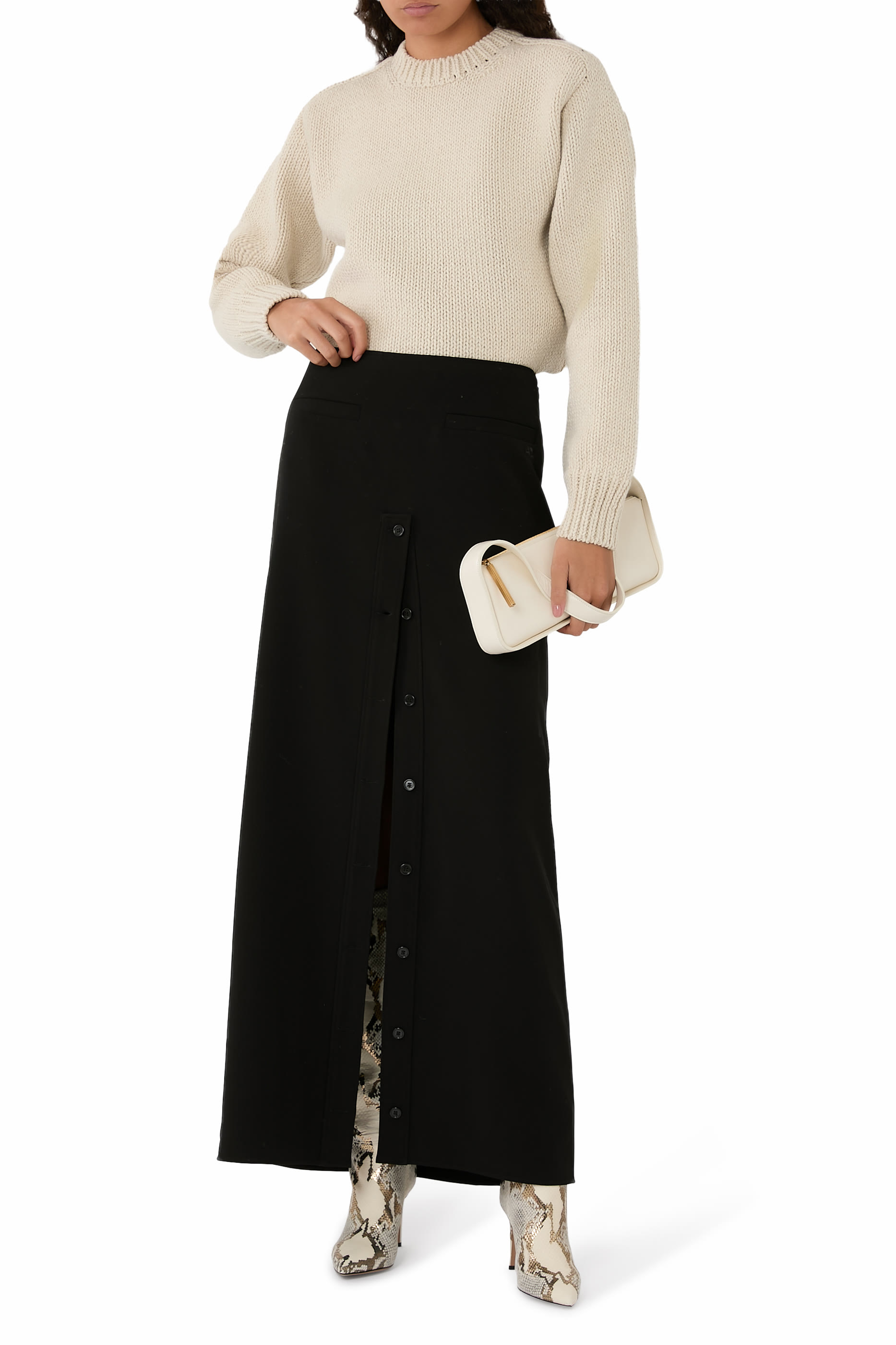 Wool Cashmere Low Gauge Knit Jumper