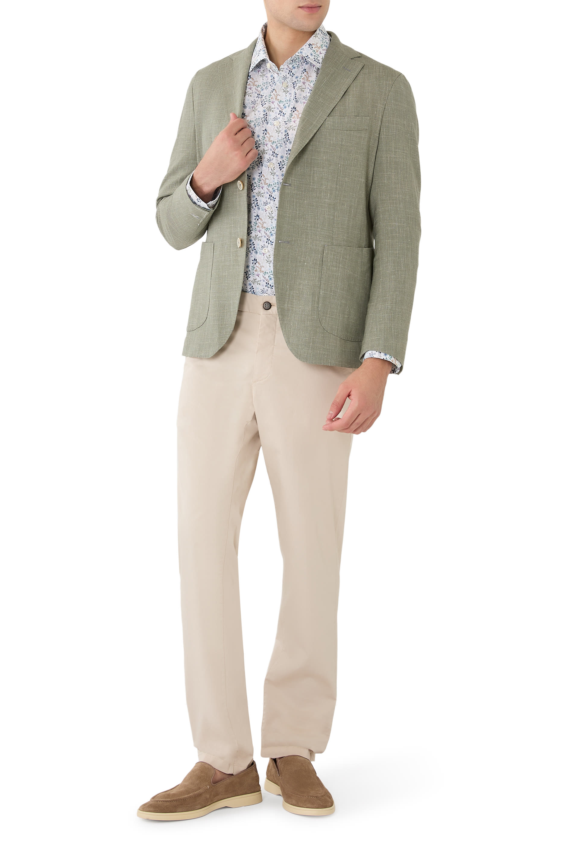 Floral Signature Twill Shirt