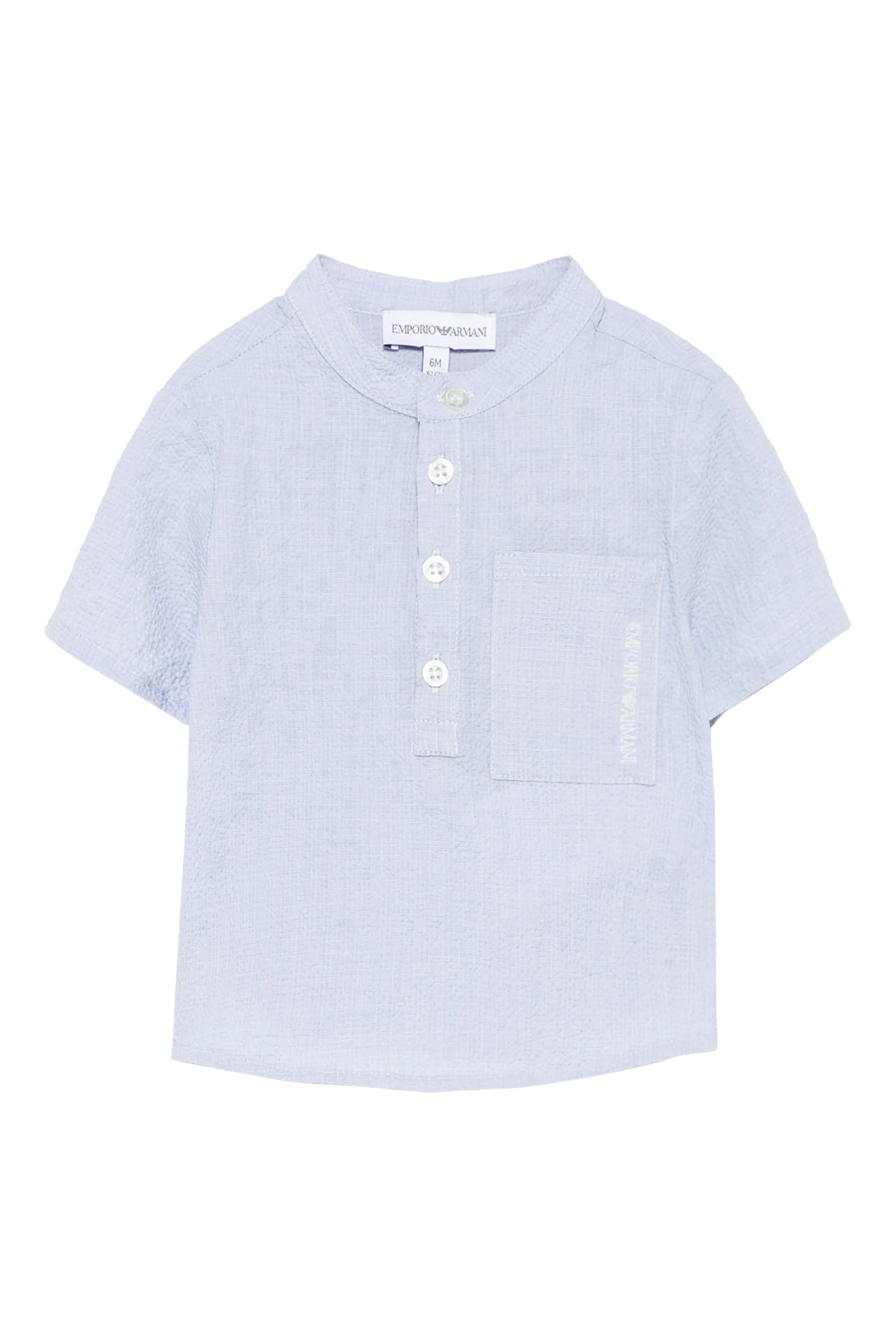 Kids  Striped Logo Shirt 