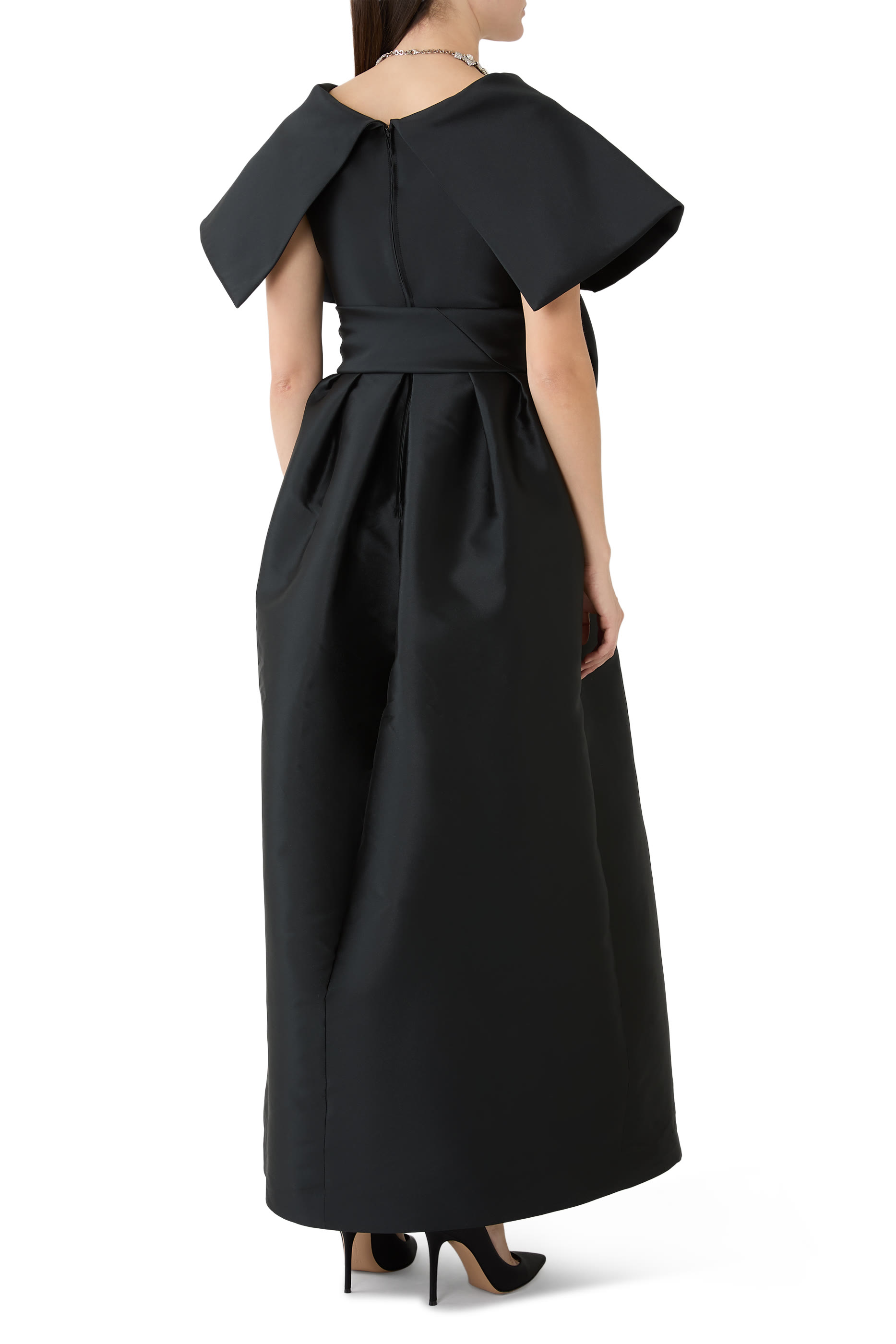 Shour Sleeves Gown