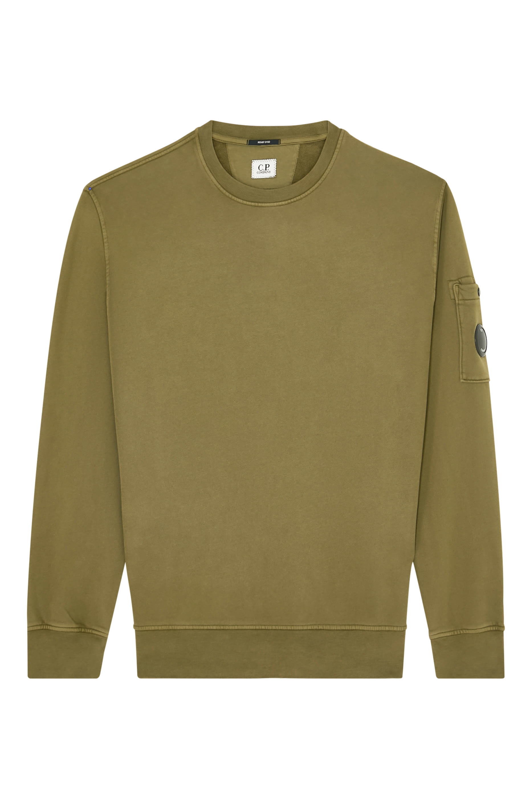 Diagonal Raised Fleece Crewneck Sweatshirt