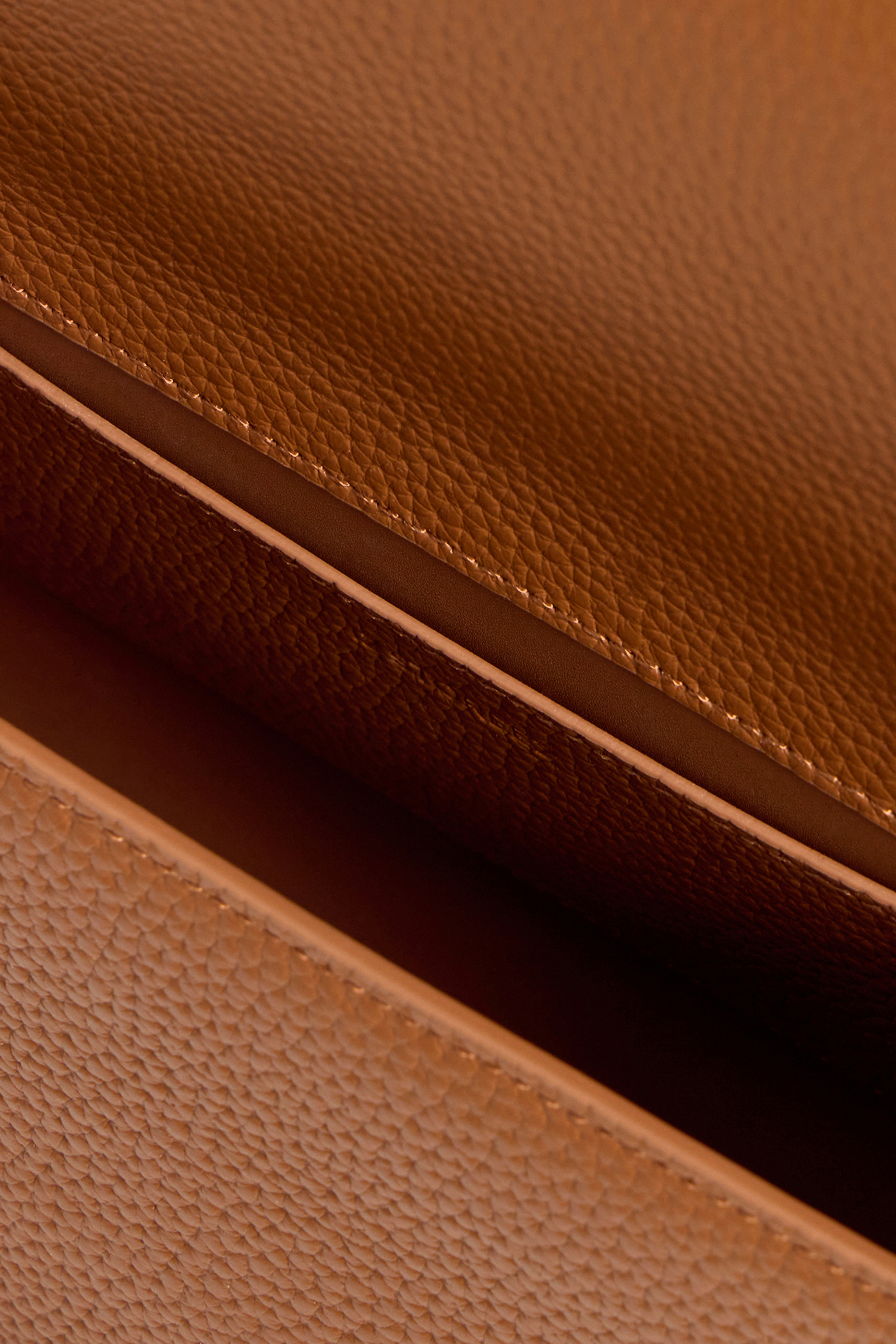 Textured Leather Tote Bag