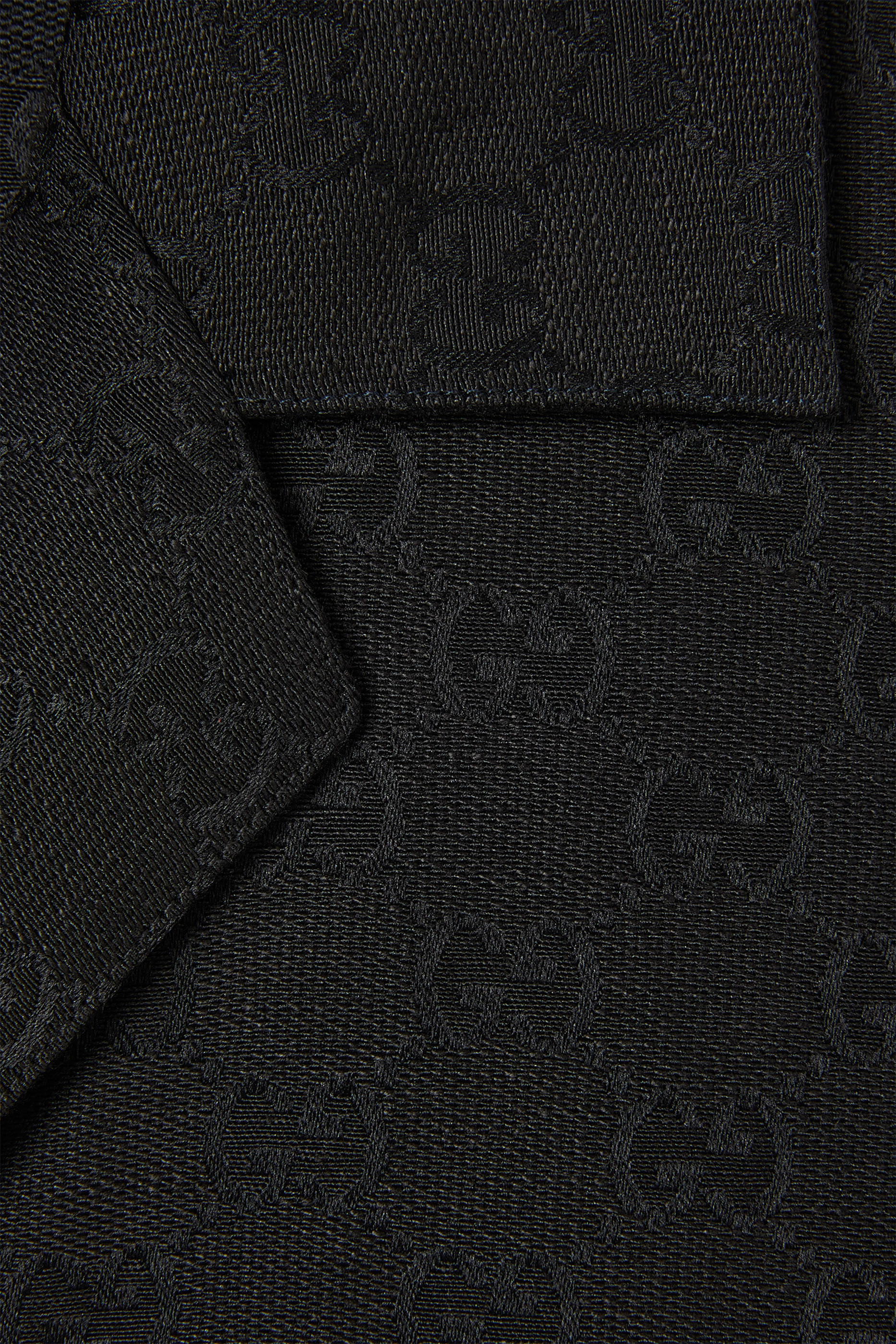 GG Canvas Linen Blend Bowling Shirt