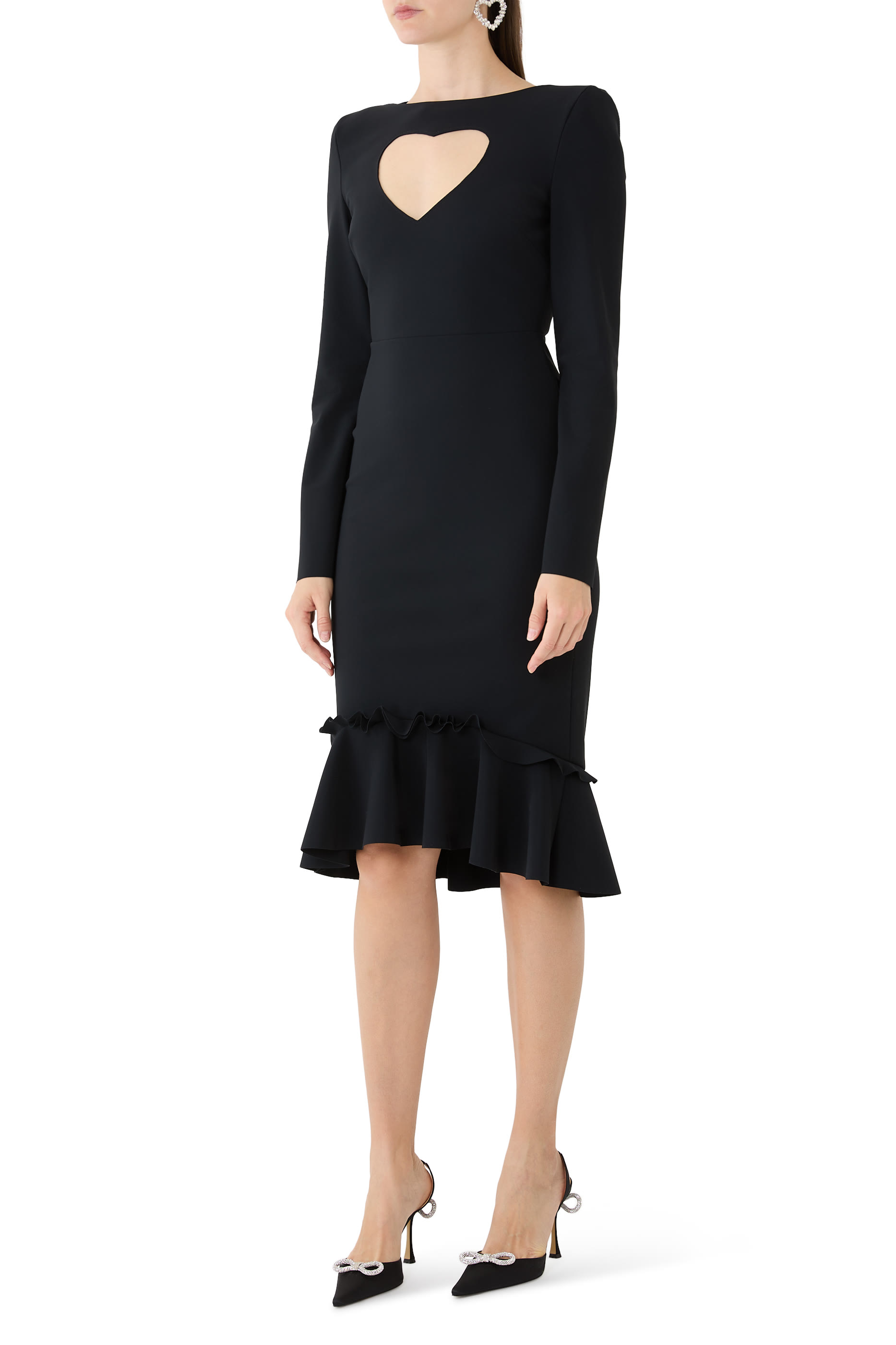 Long Sleeves Midi Dress