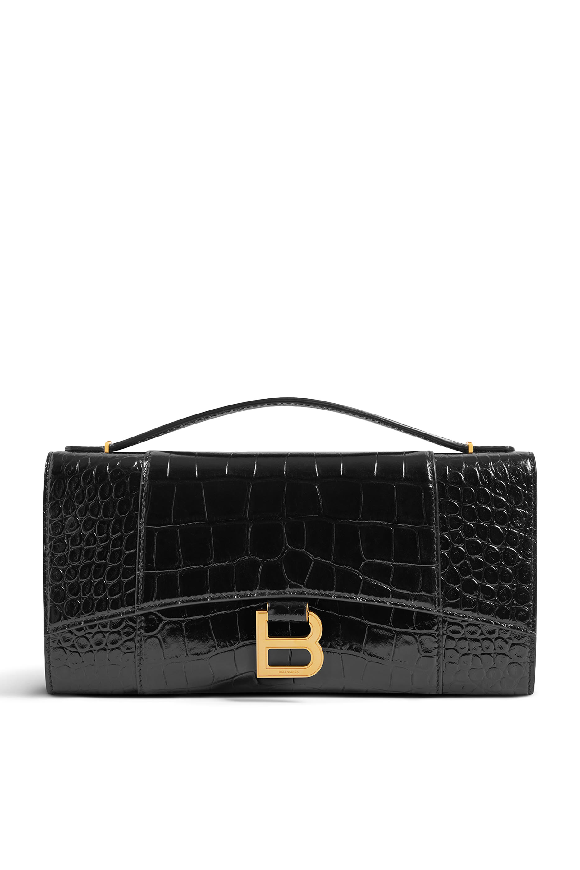 Small Hourglass Top-Handle Bag