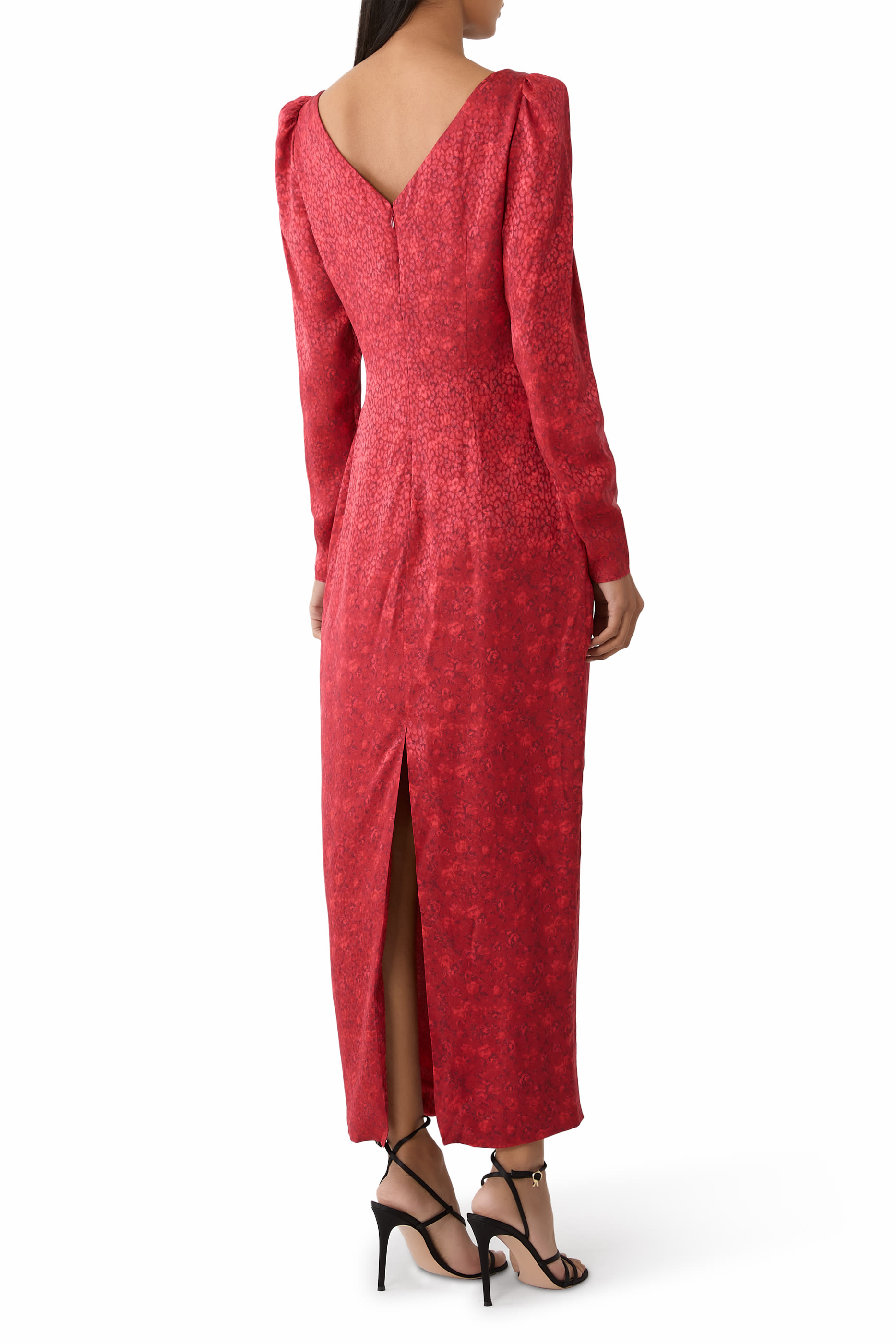  Jacquard Evening Dress 