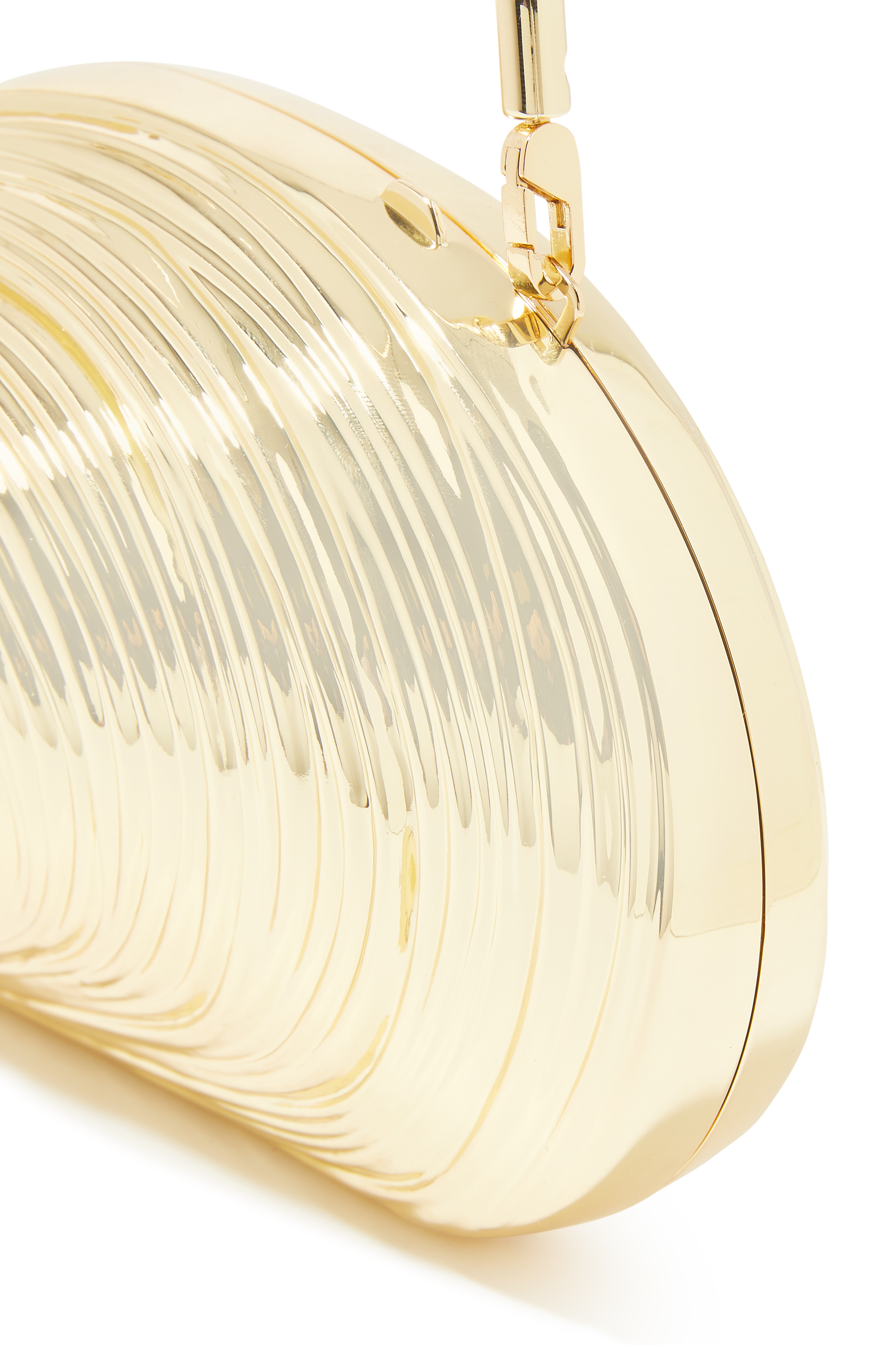 Bridget Metal Shell Clutch