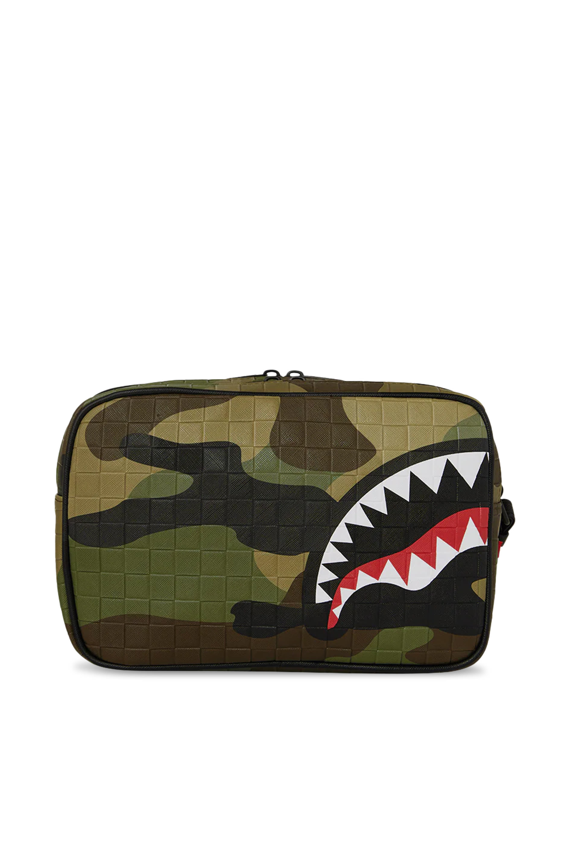 Kids Woodland Camo Check Toiletry Bag