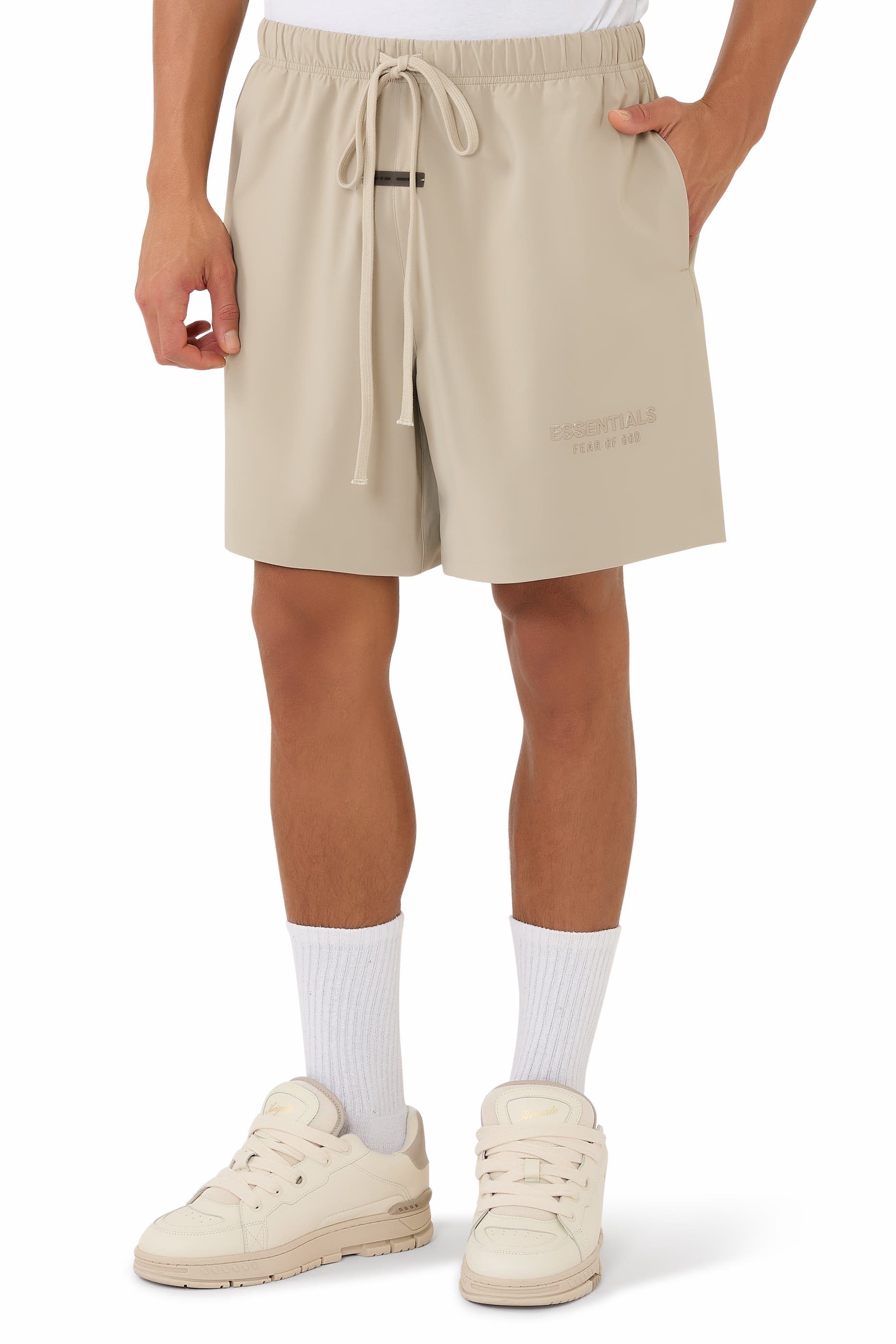 Sporty Nylon Soccer Shorts