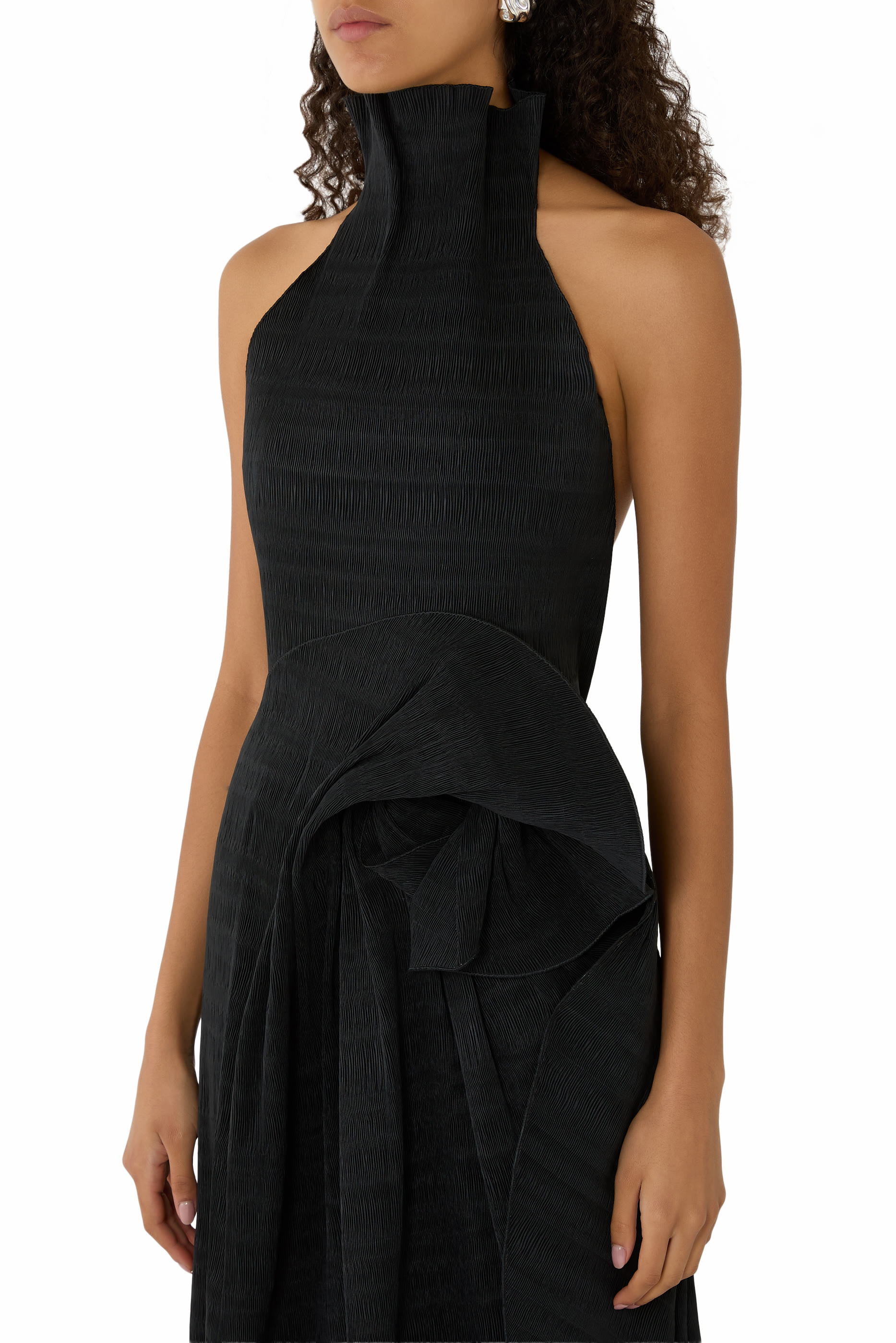 Open-Back Pliss&eacute; Top