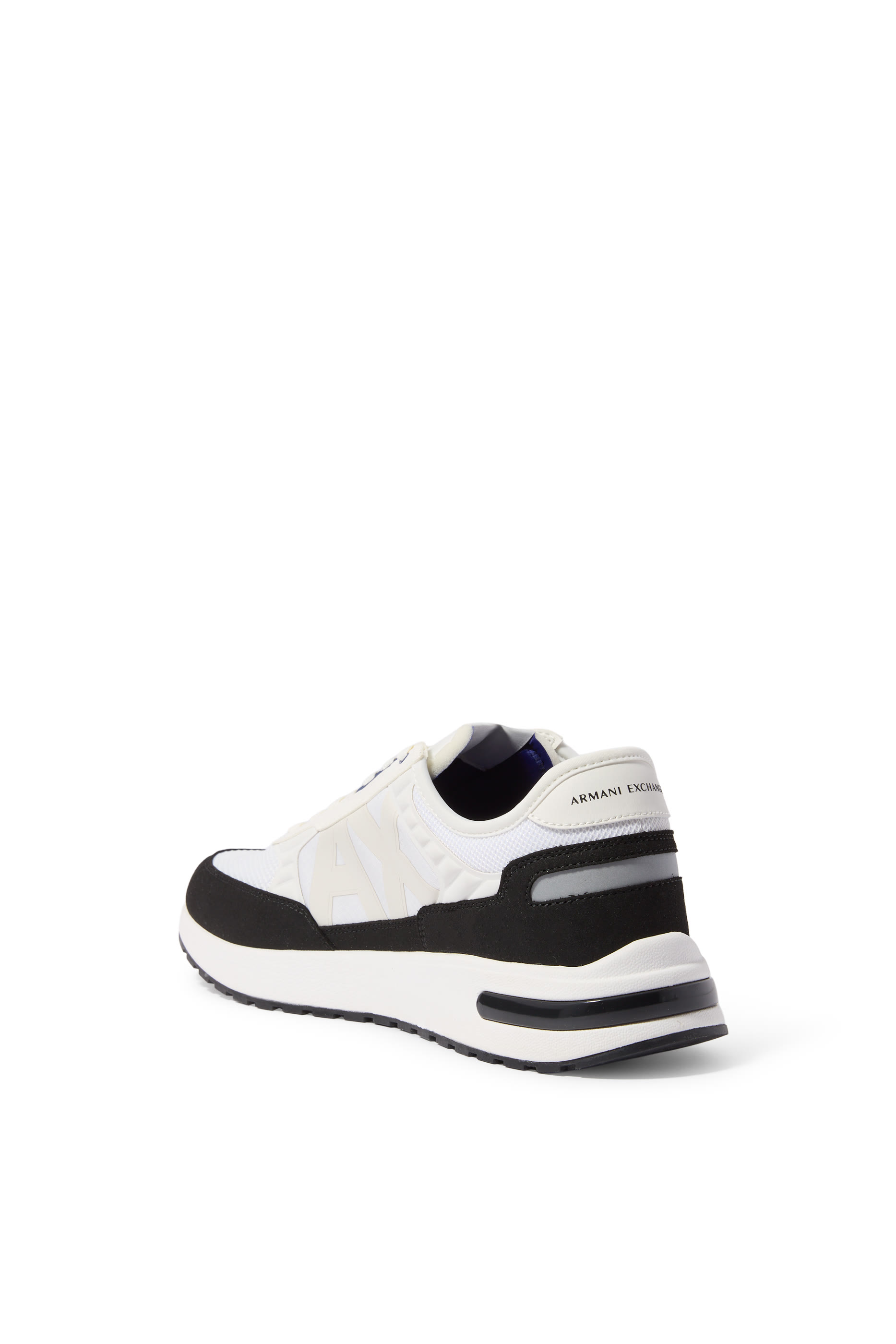  Lace Up 3D AX Logo Sneakers