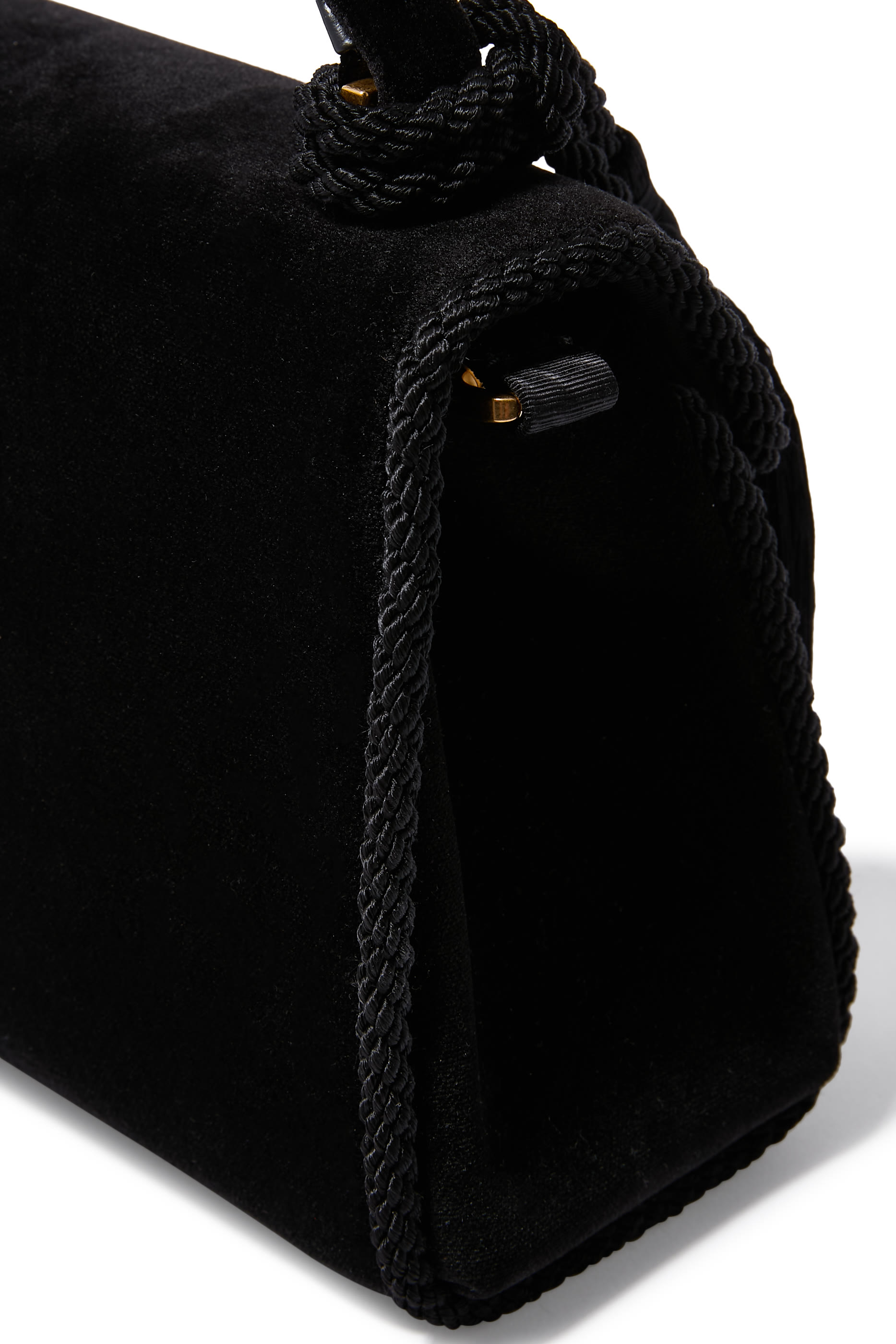 VSling Mini Velvet Top-Handle Bag