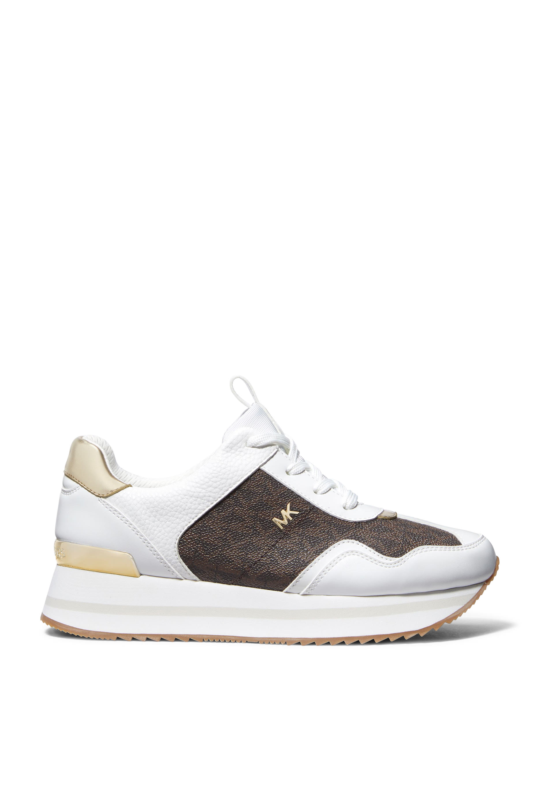 Raina Signature Logo Platform Trainers 