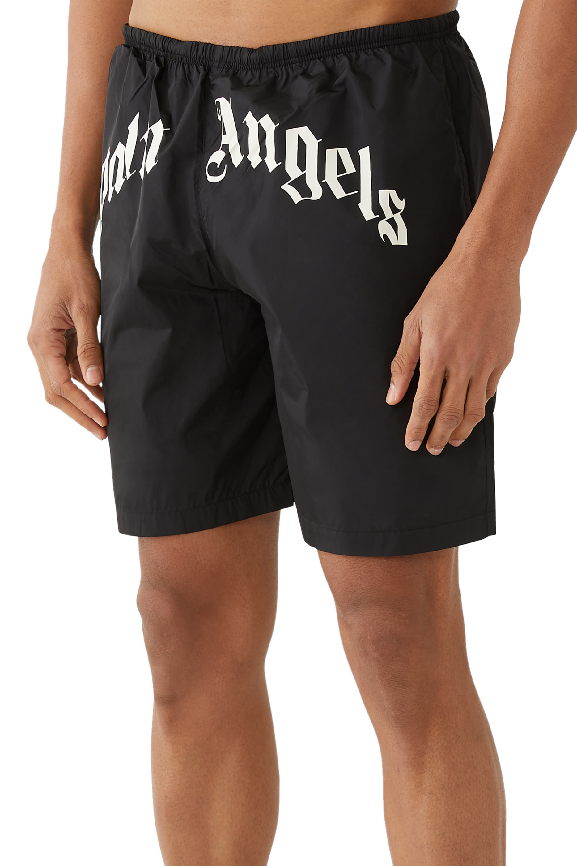 Curved Logo Swim Shorts