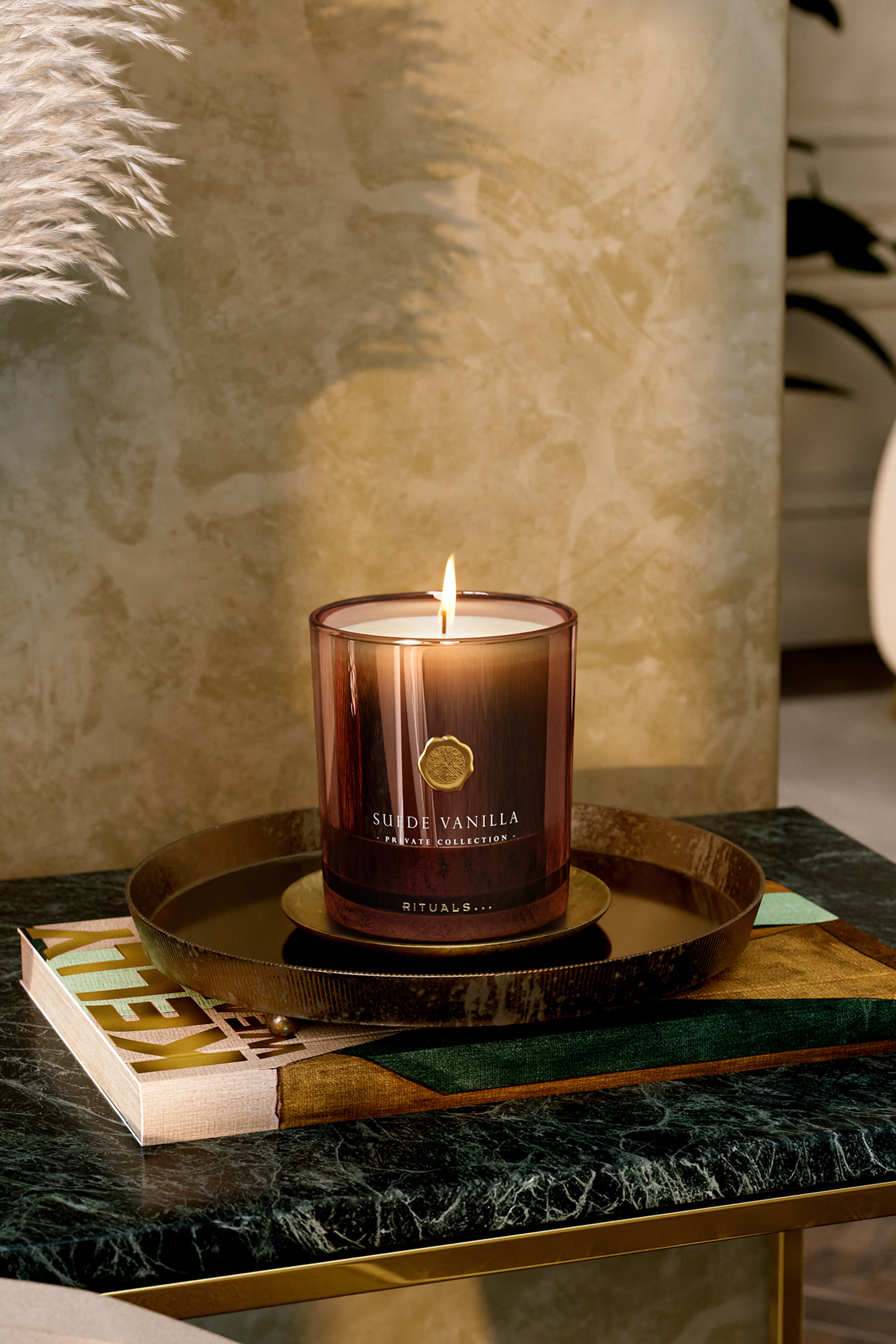 Suede Vanilla Scented Candle