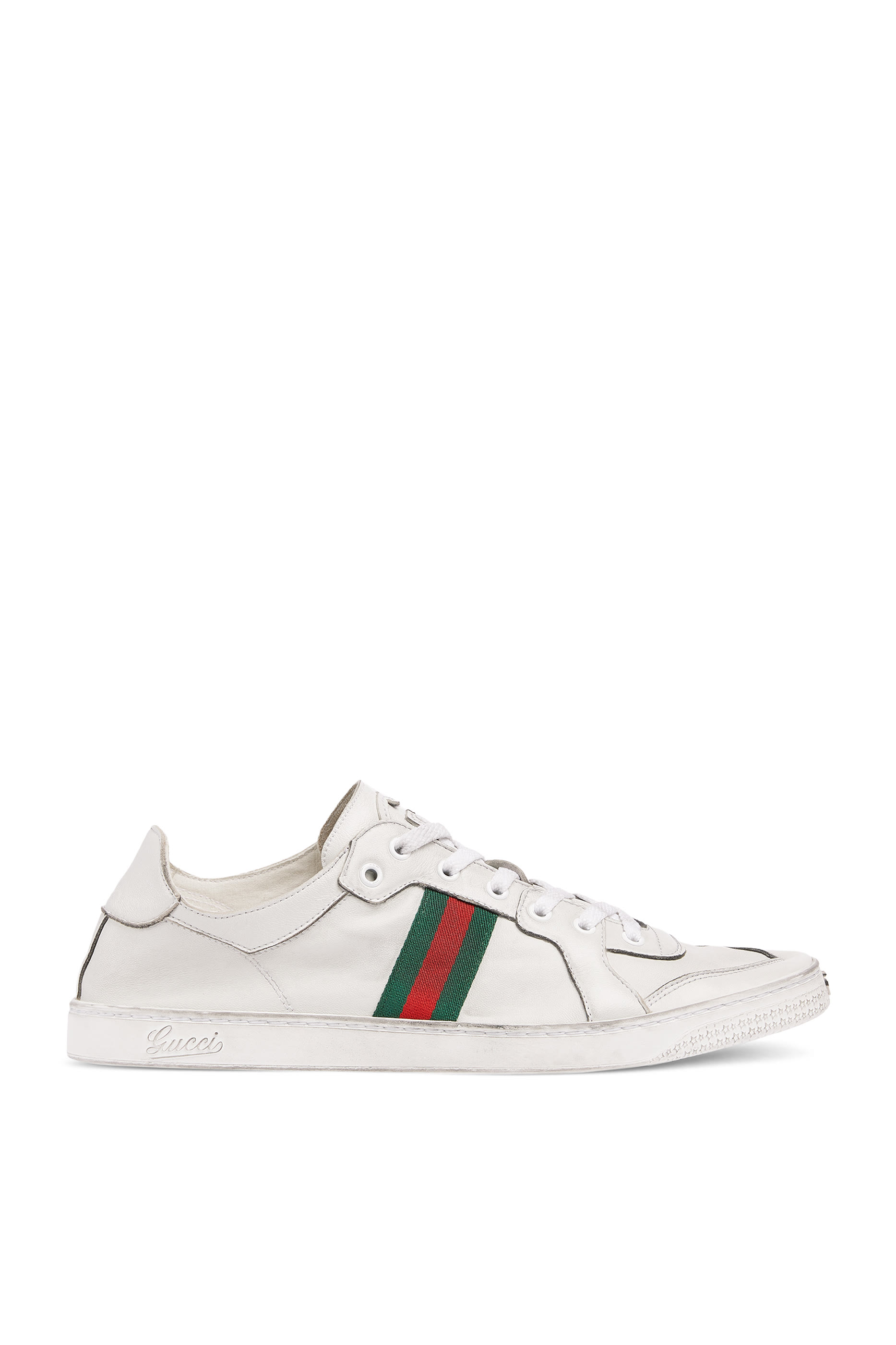 Web-Detail Stretch Low-Top Sneakers