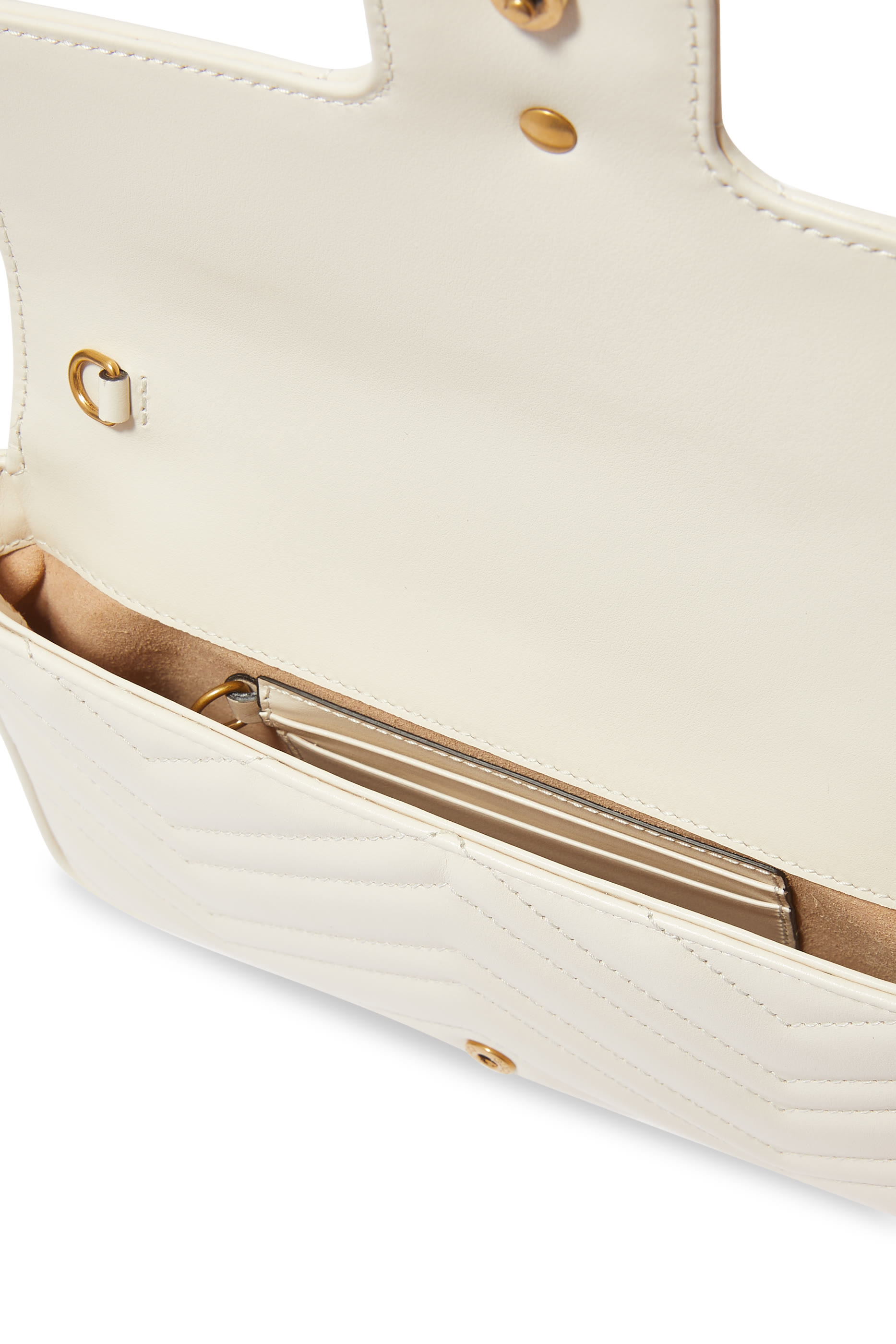 GG Marmont Mini Card Case Chain Wallet