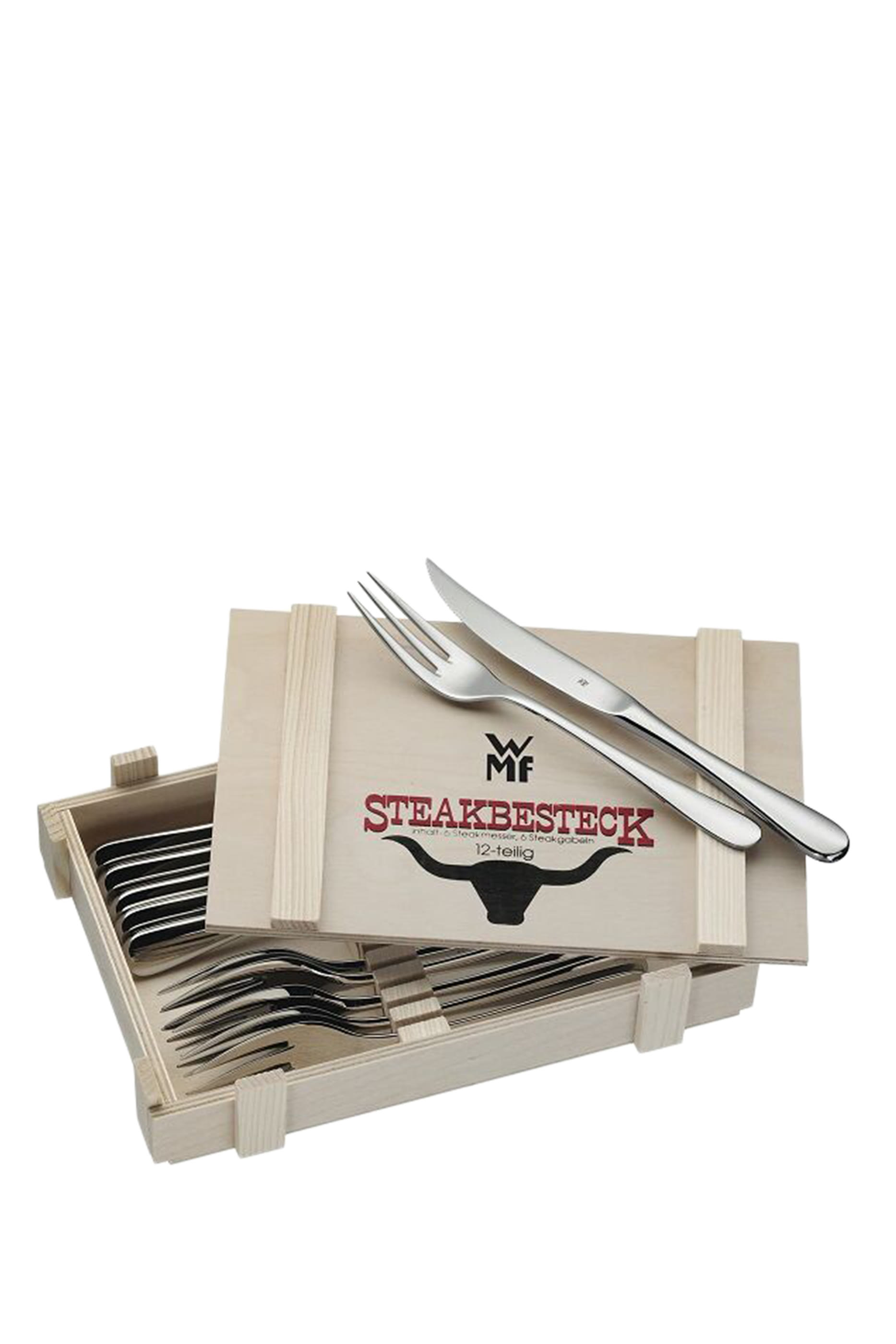 12-Piece Steak Knife & Fork Set 