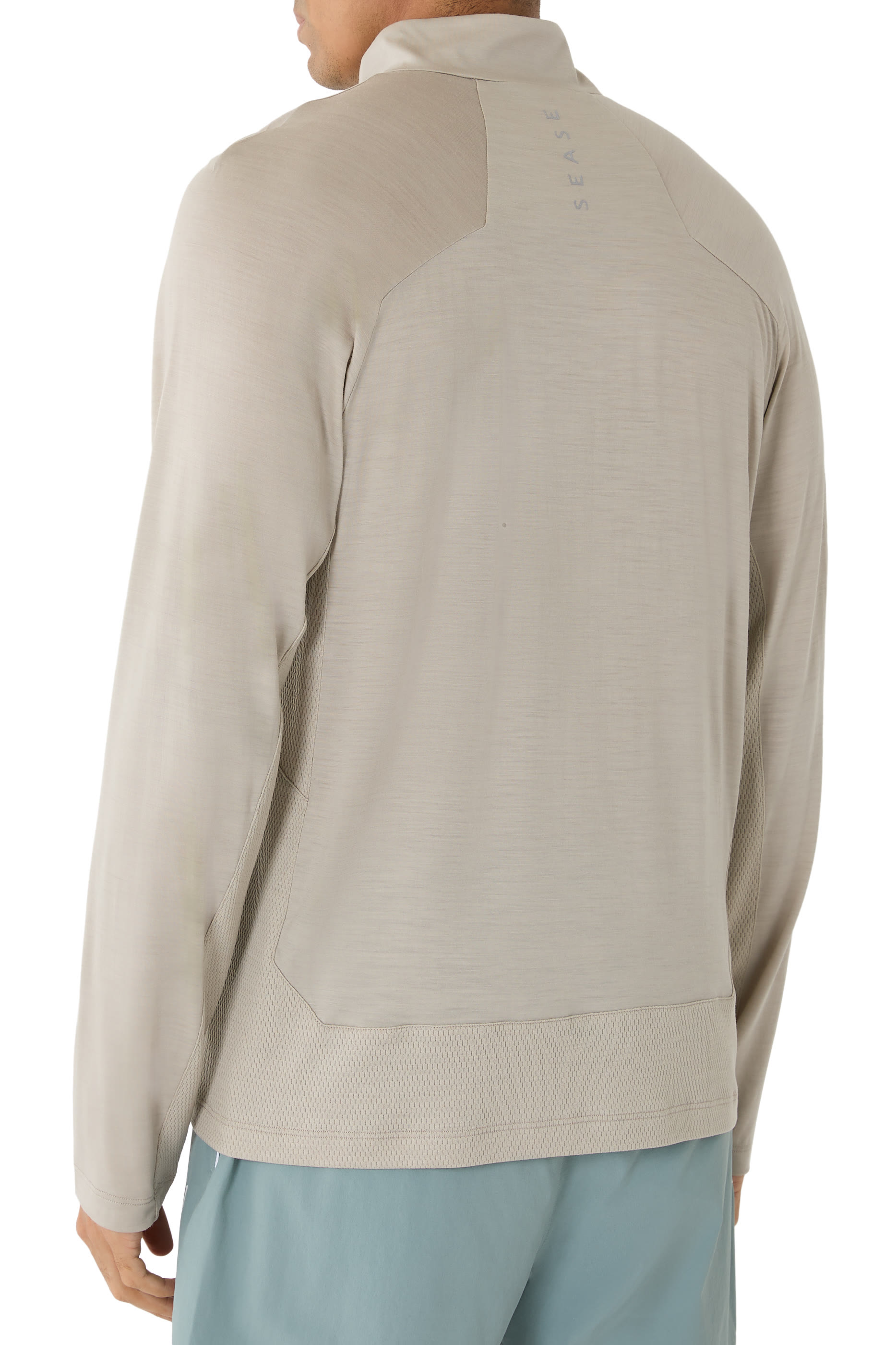 Half-Zip Long Sleeves T-Shirt
