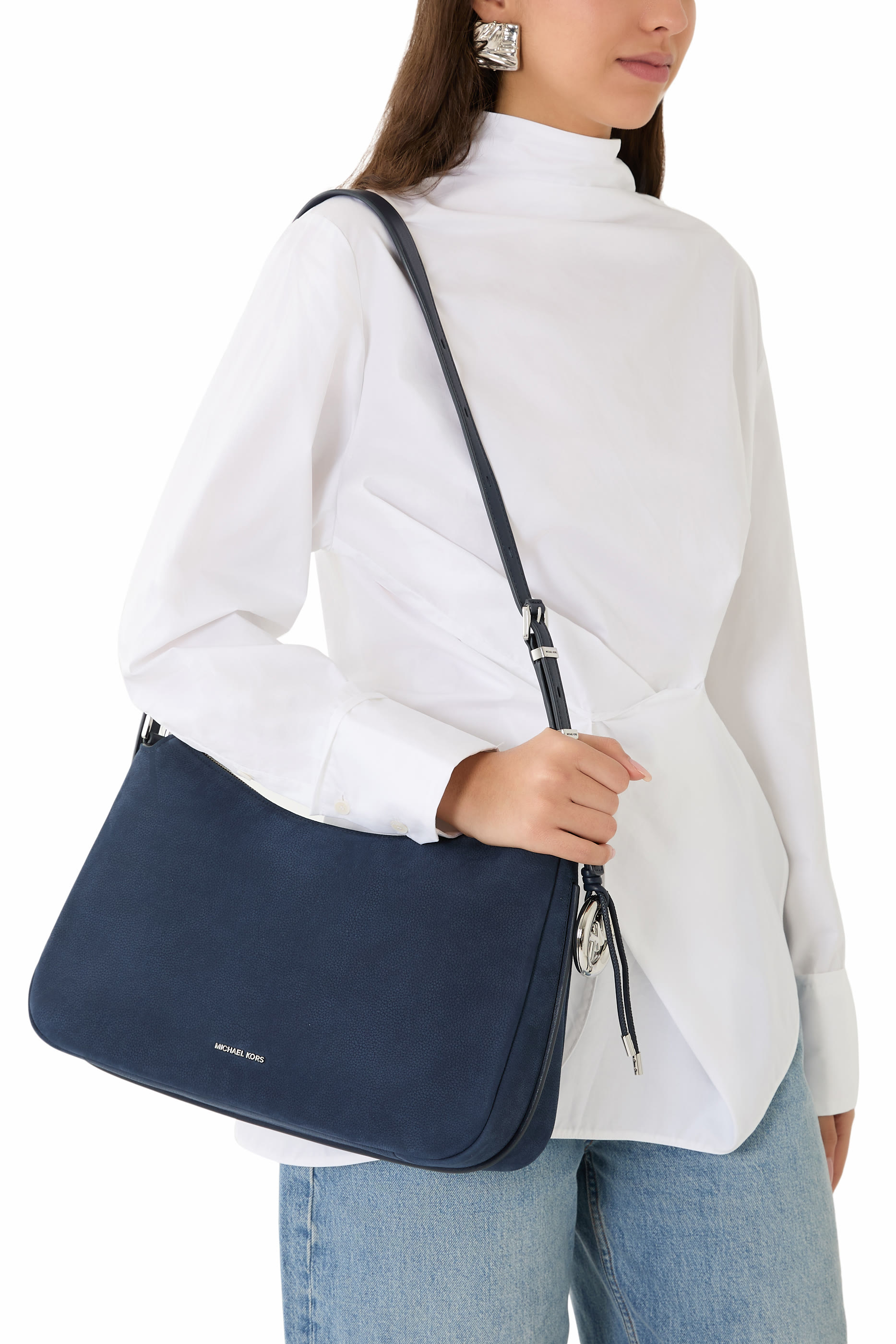 Nolita Medium Nubuck Shoulder Bag