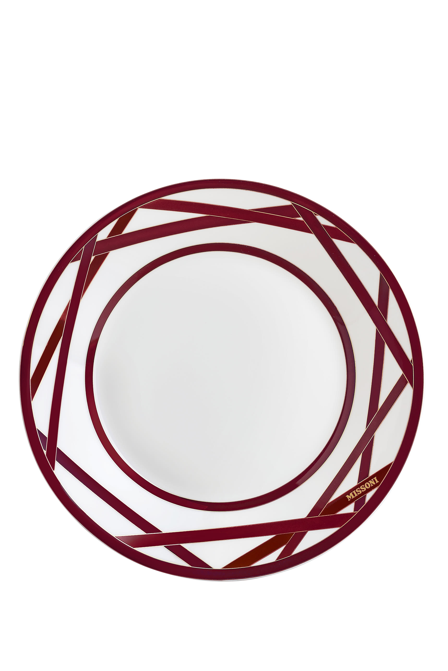 Nastri Bordeaux Soup Plate